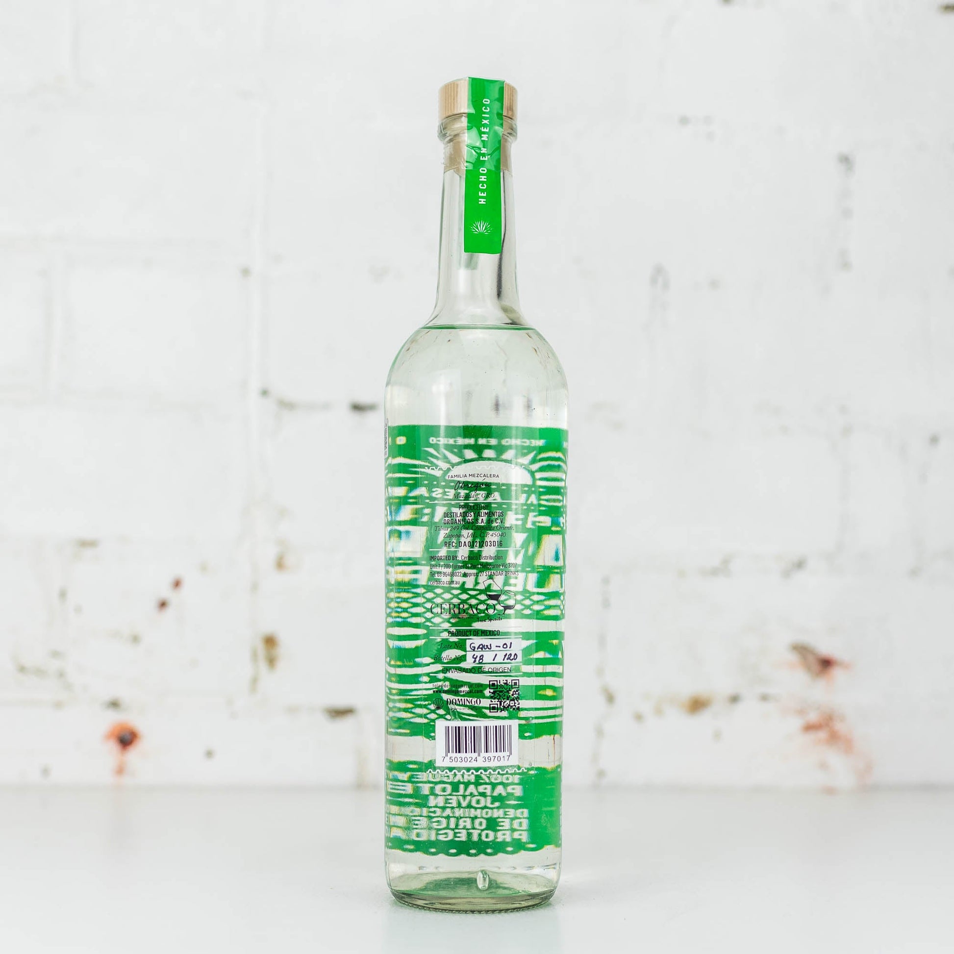 Domingo Mezcal - Guerrero Papalote 47% 700ml