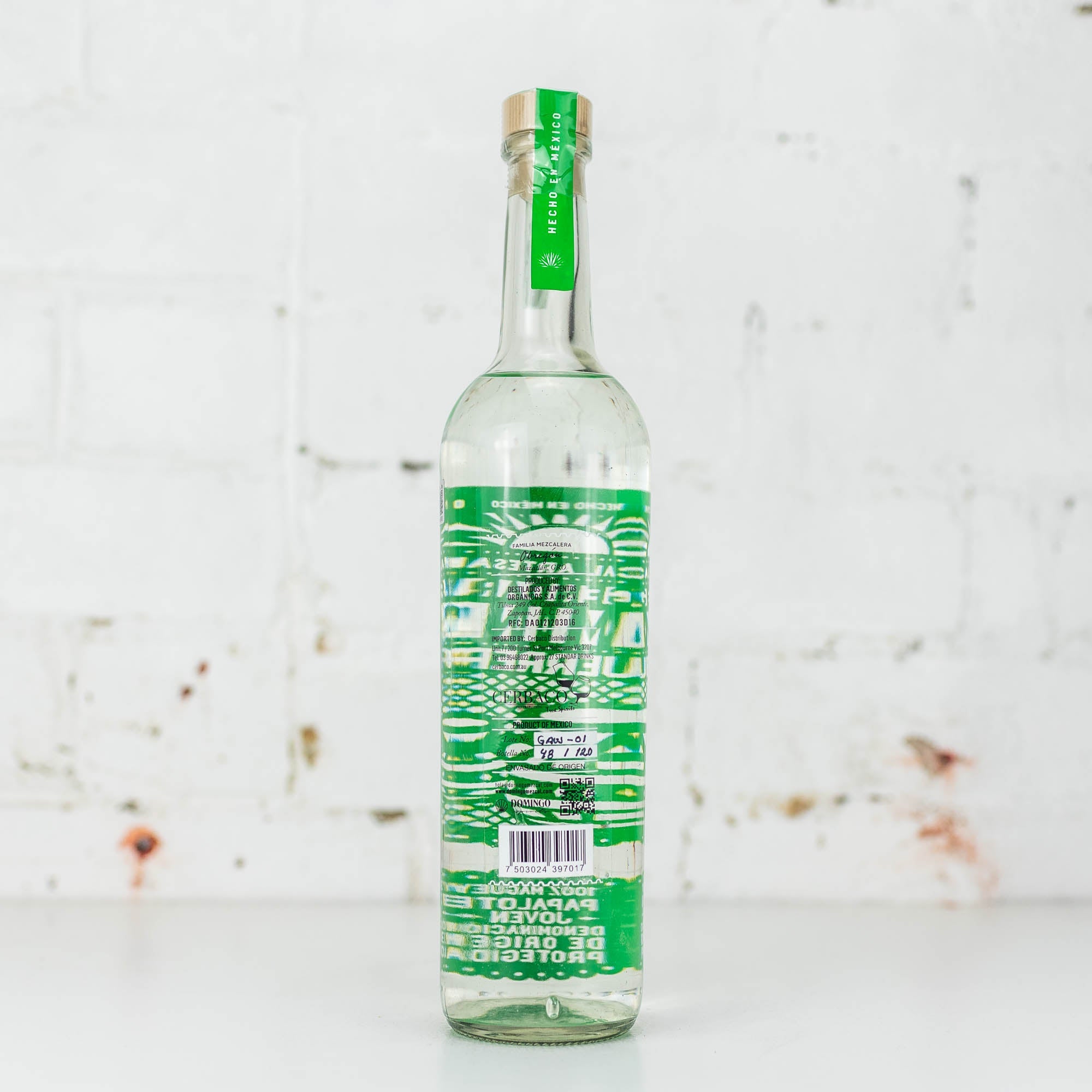 Domingo Mezcal - Guerrero Papalote 47% 700ml