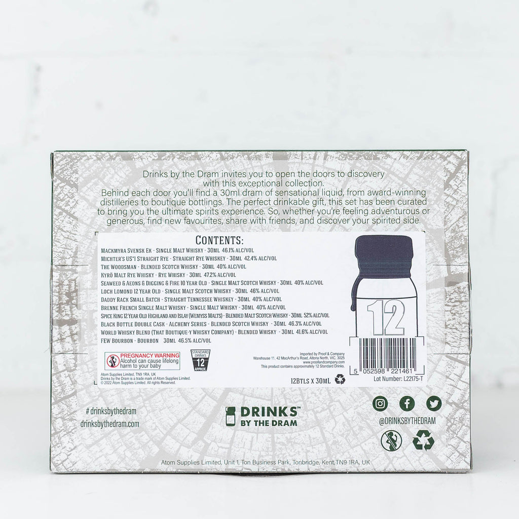 Drinks By The Dram - Whisky Collection 2022 12 x 30ml