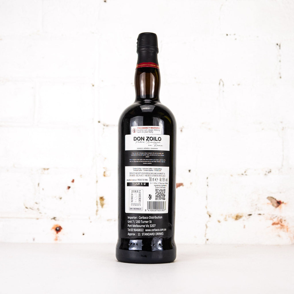 Williams & Humbert - Don Zoilo Pedro Ximenez 15YO Sherry 750ml
