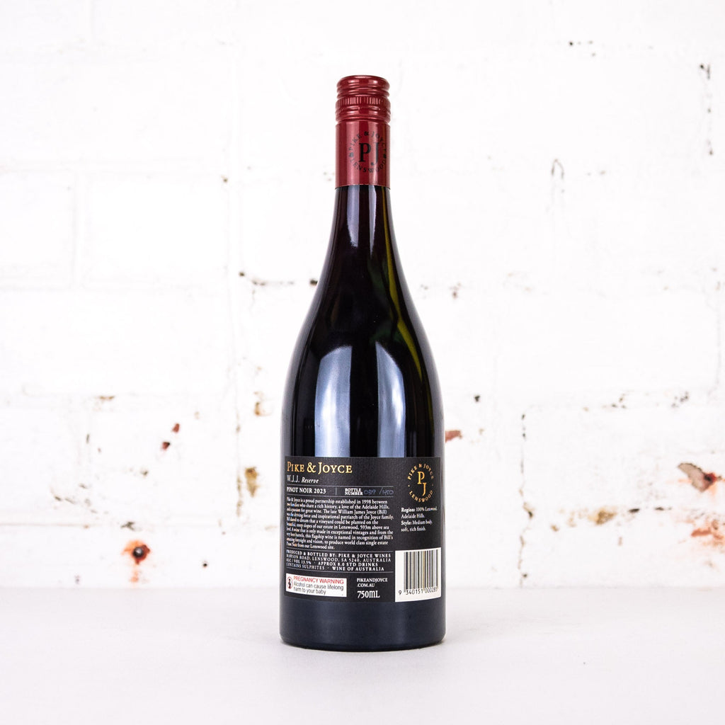Pike & Joyce - W.J.J. Reserve Pinot Noir 2023 750ml