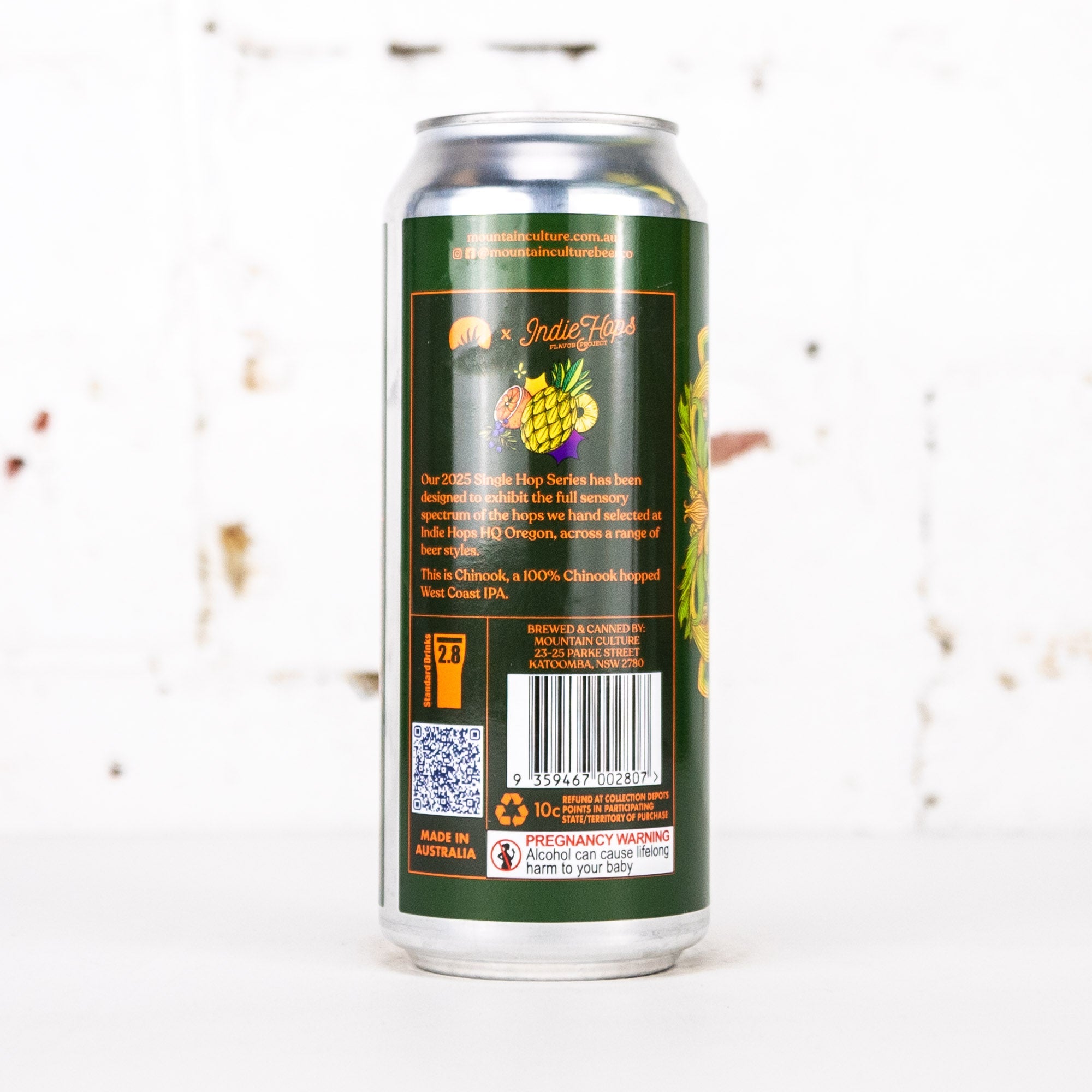 Mountain Culture - Chinook Single Hop West Coast IPA