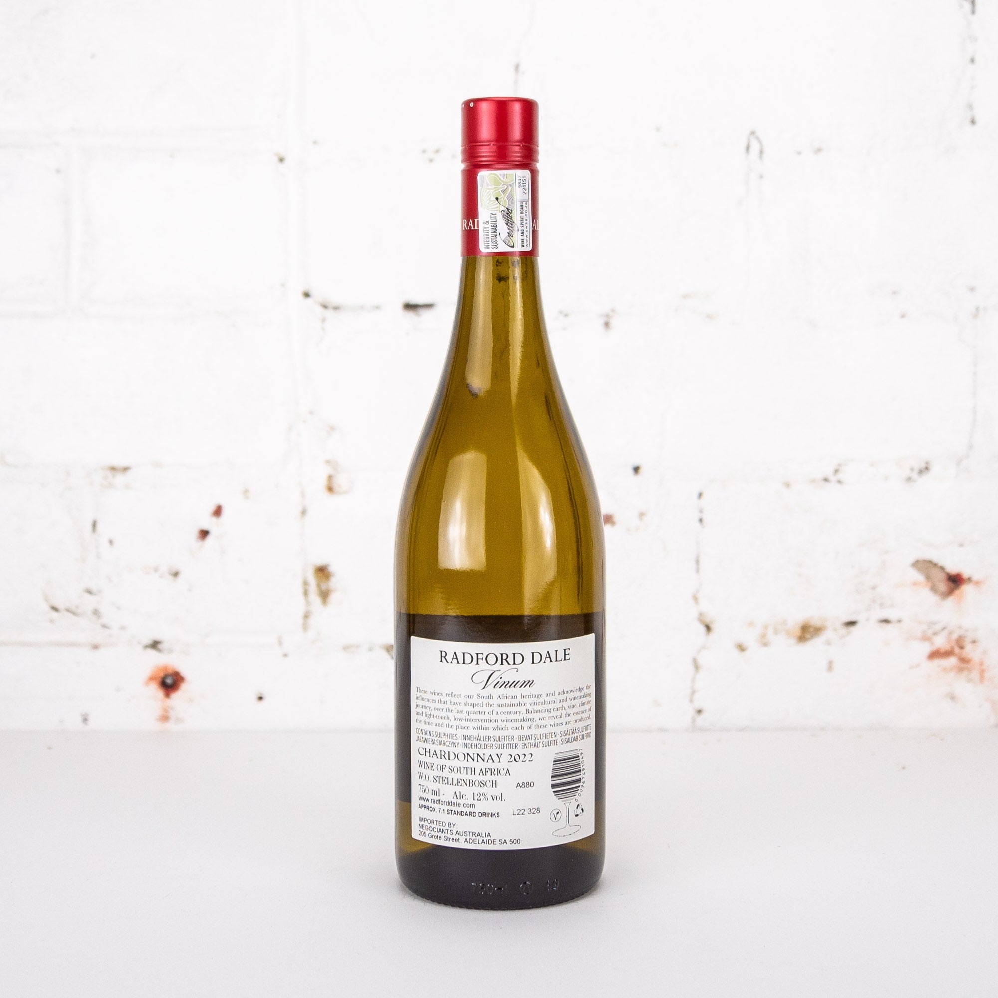 Radford Dale - Vinum Stellenbosch Chardonnay 750ml