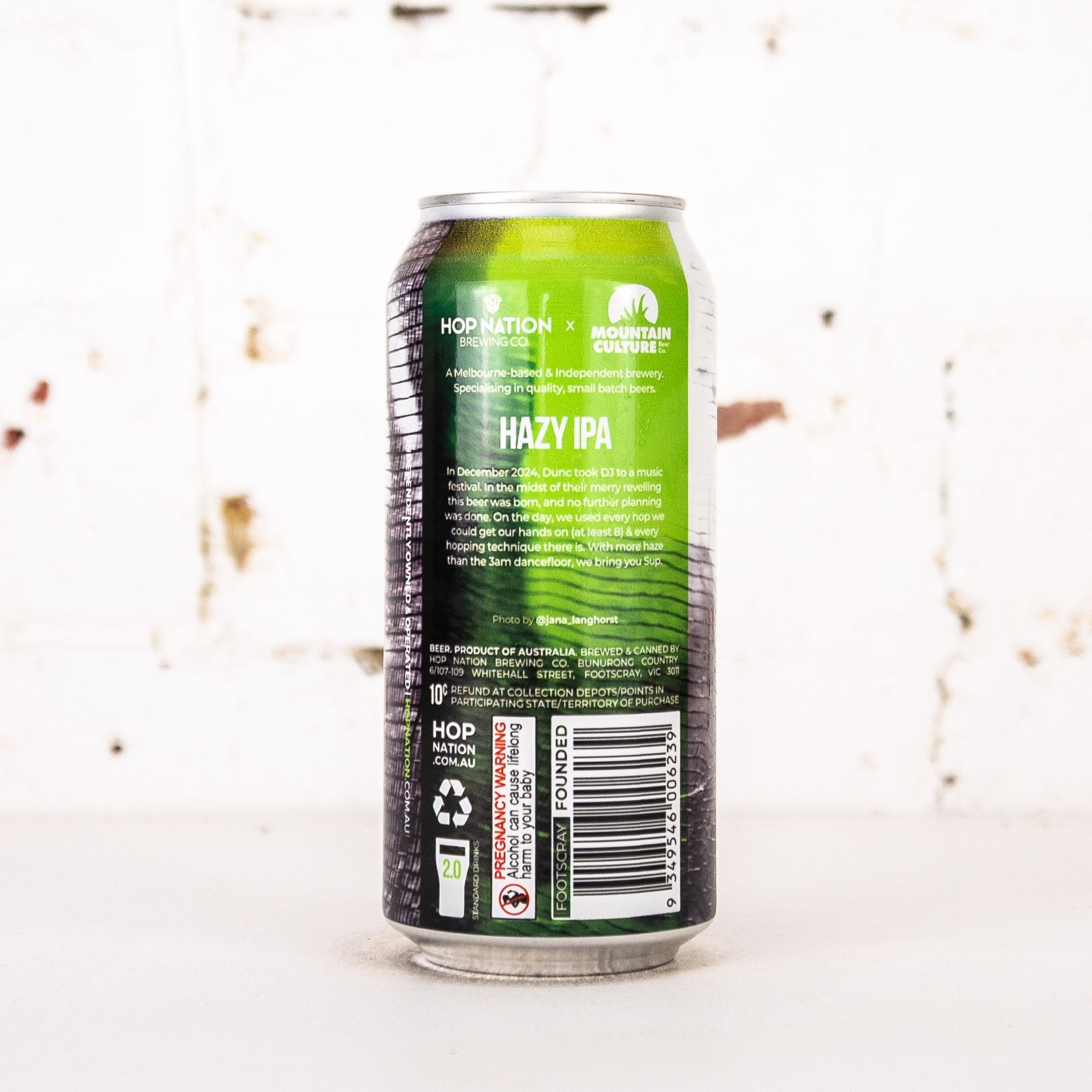 Hop Nation x Mountain Culture 'Sup' Hazy IPA