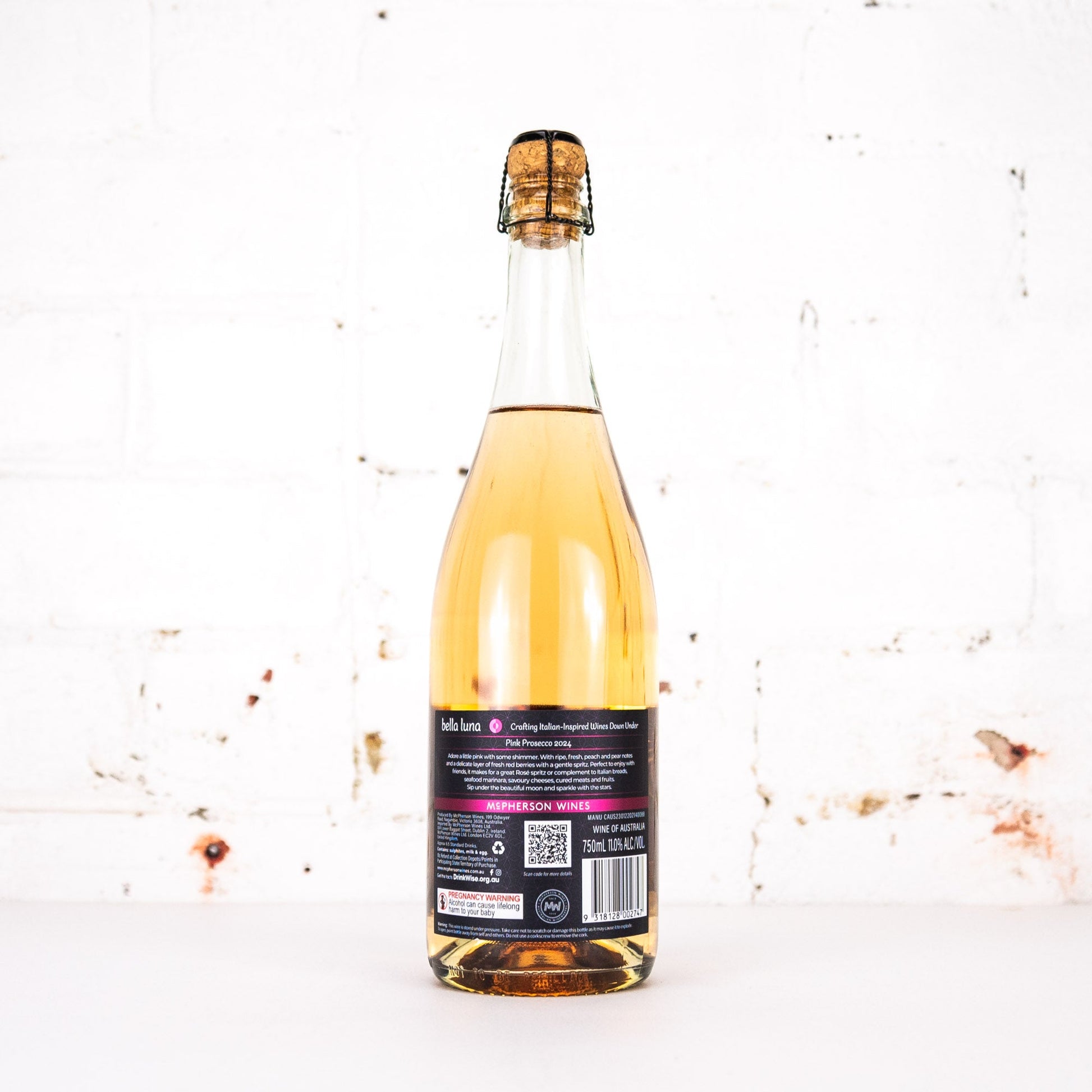 McPherson - Bella Luna Pink Prosecco 750ml