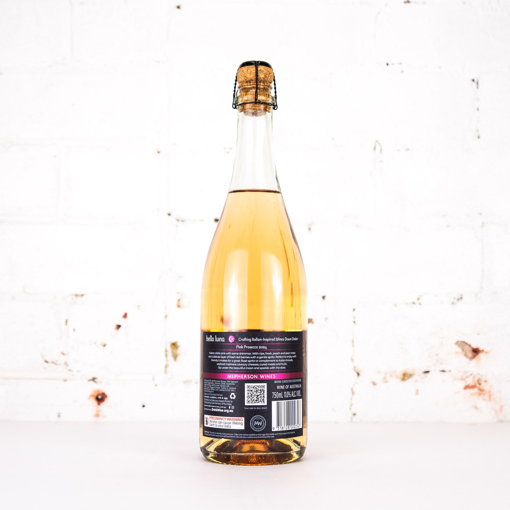 McPherson - Bella Luna Pink Prosecco 750ml