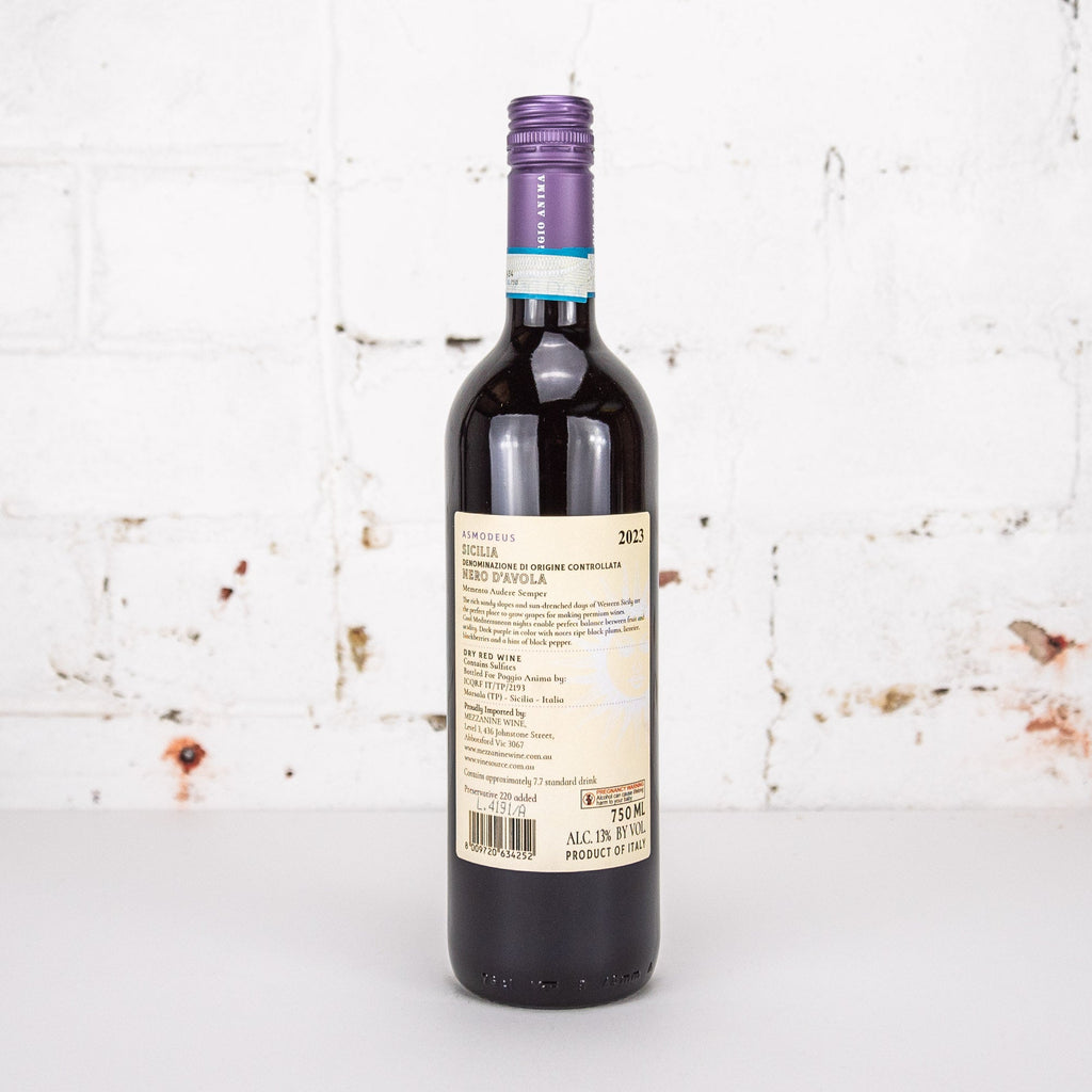 Poggio Anima - Asmodeus Nero d'Avola 750ml
