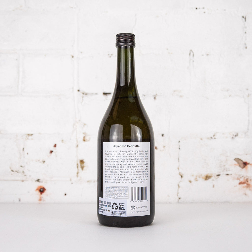 Oka Kura - Bermutto Dry Sake Vermouth 720ml