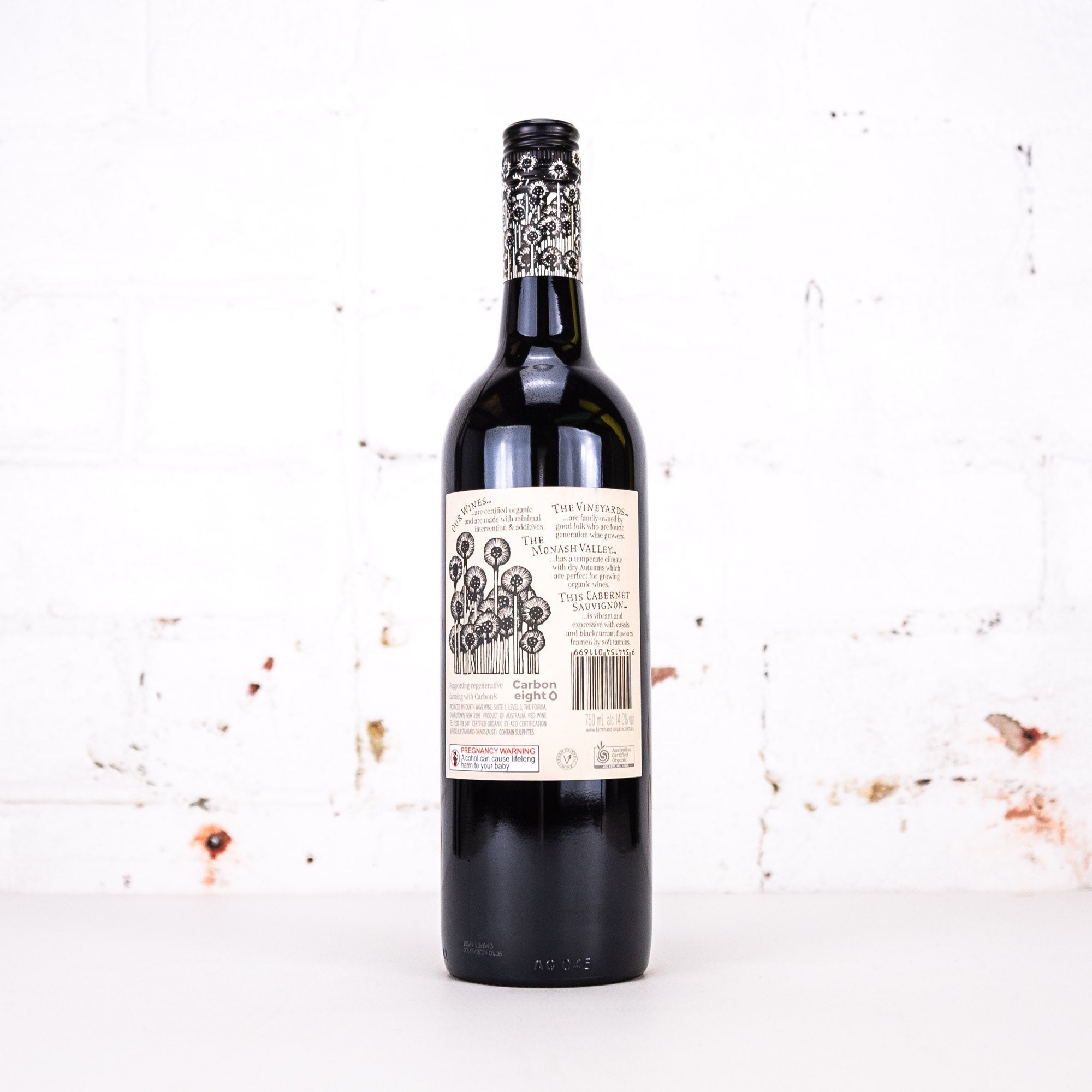 Farm Hand - Organic Cabernet Sauvignon 750ml
