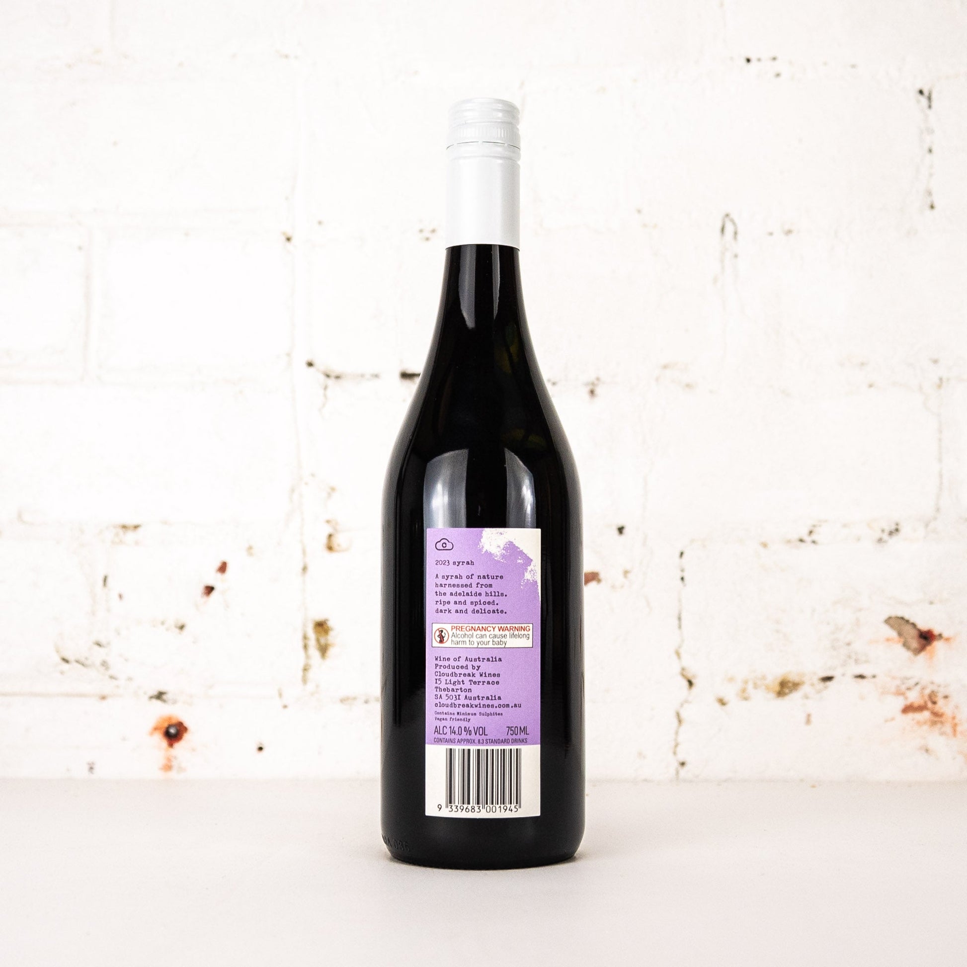 Cloudbreak - Nouveau Collection Syrah 750ml