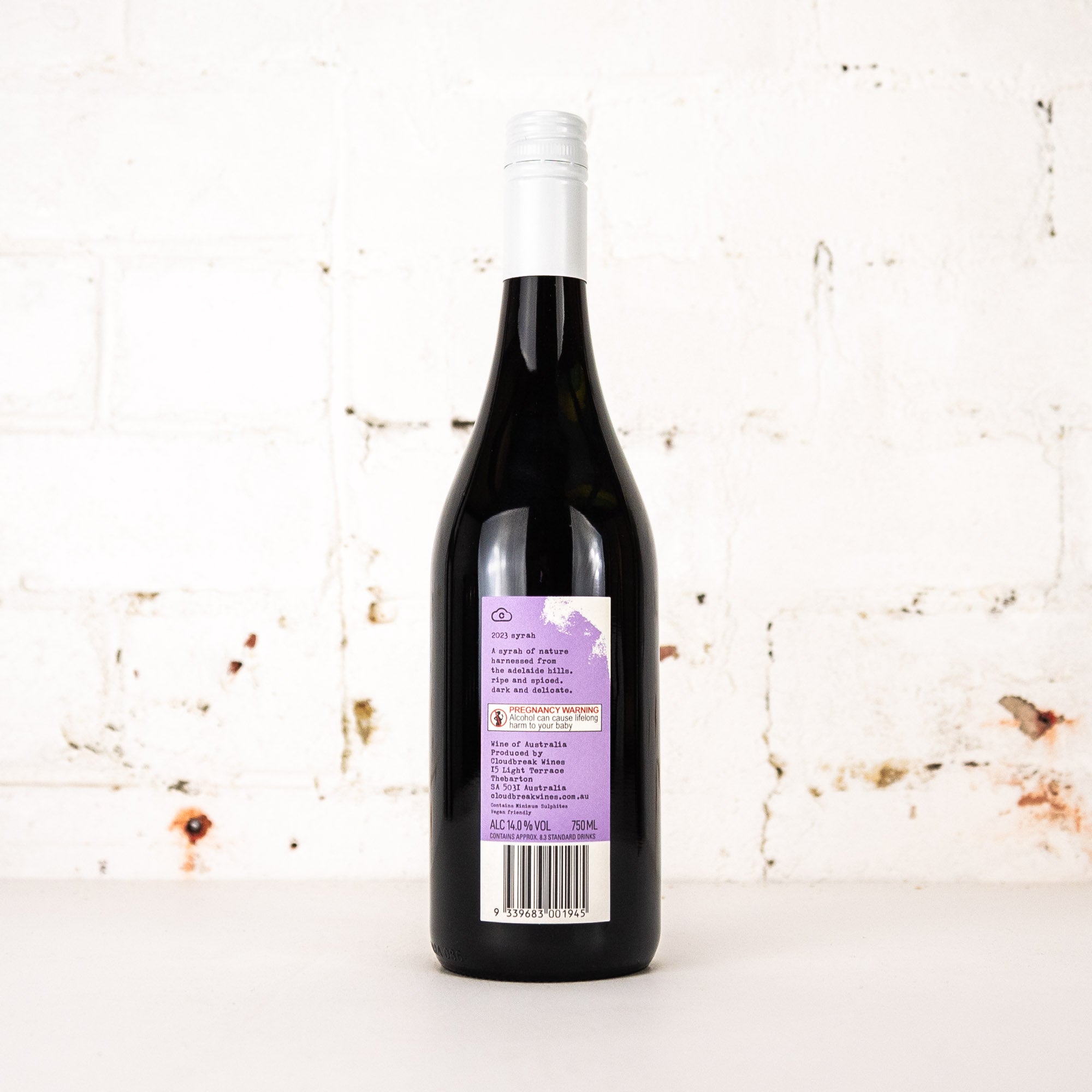 Cloudbreak - Nouveau Collection Syrah 750ml