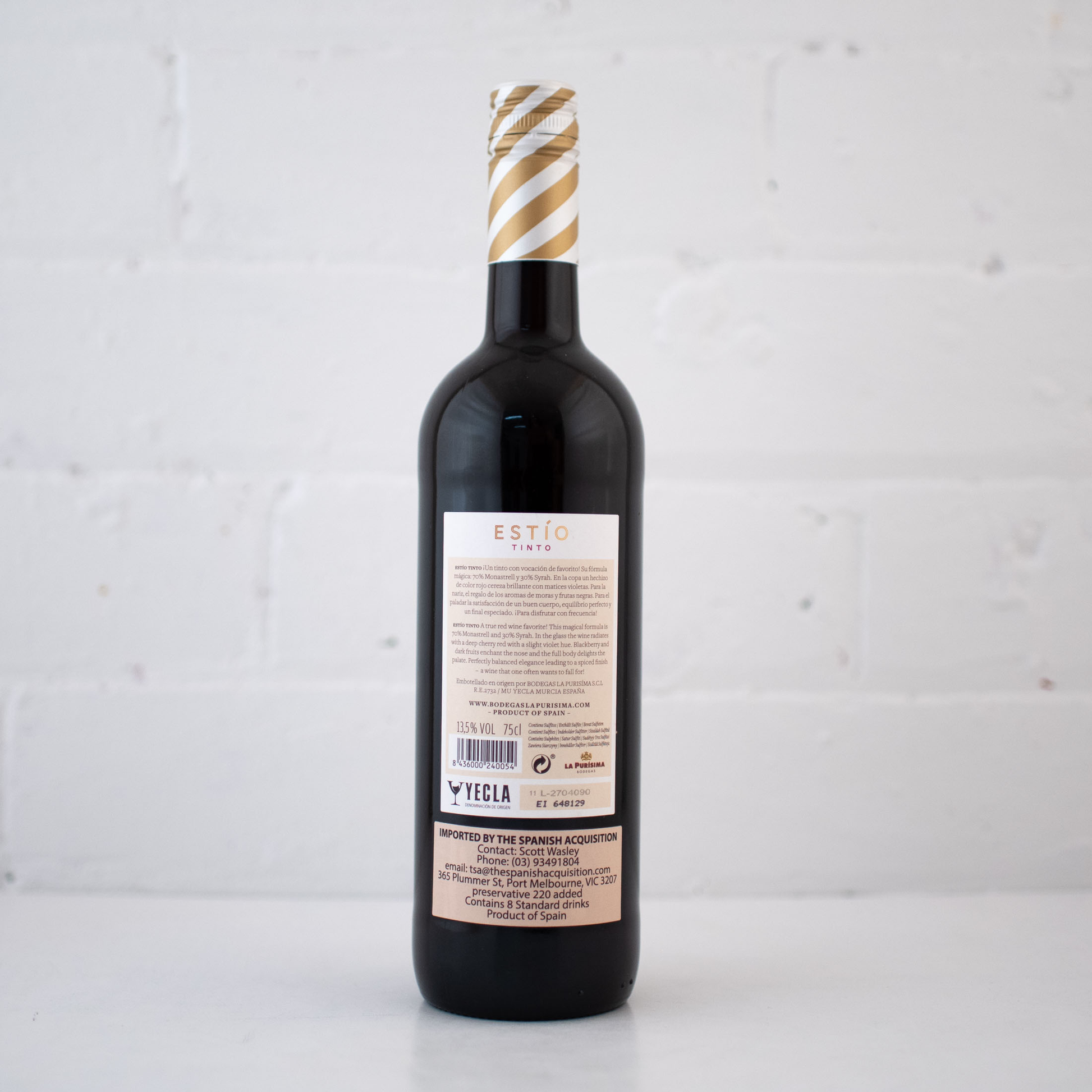 La Purisima - Estio Tinto 750ML