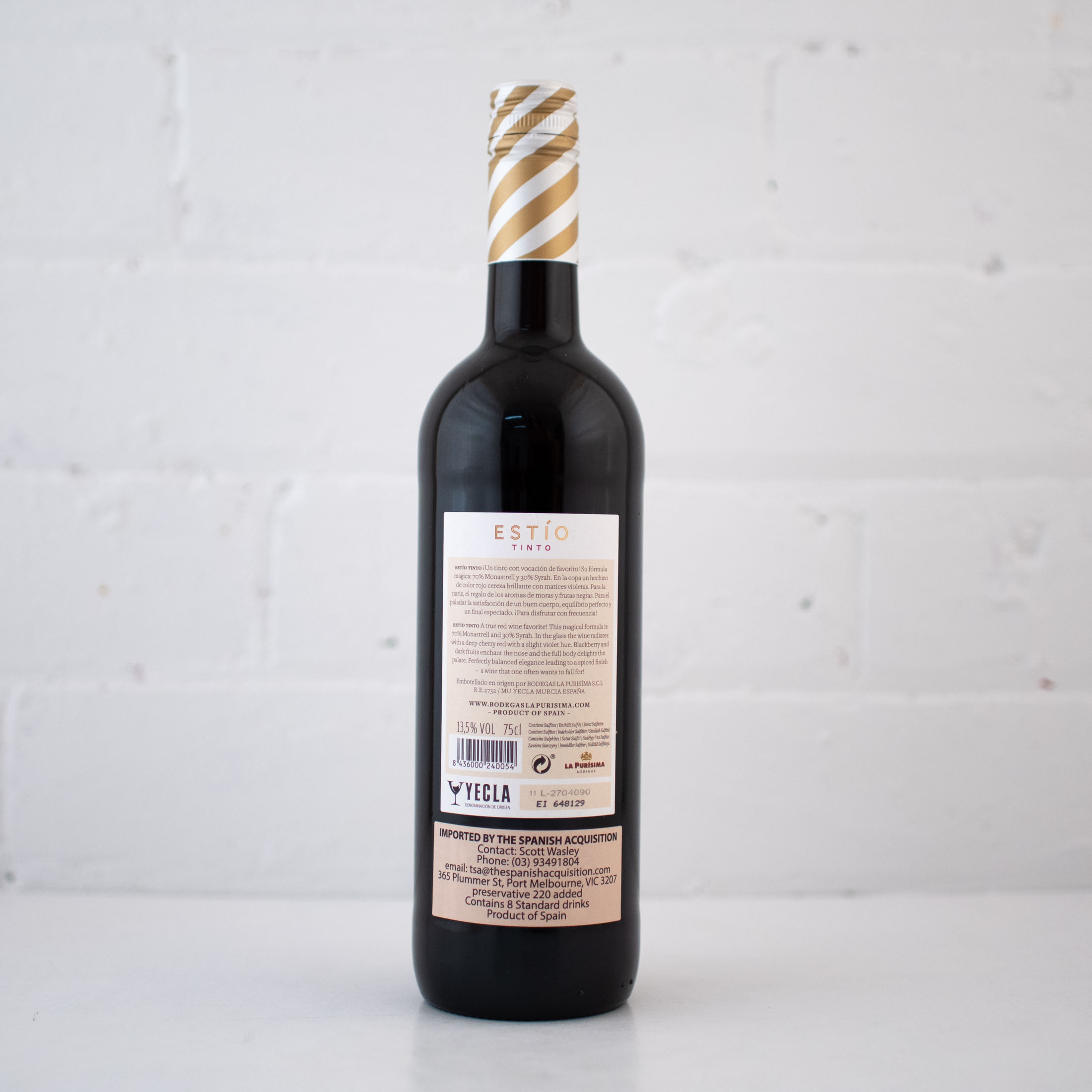 La Purisima - Estio Tinto 750ML