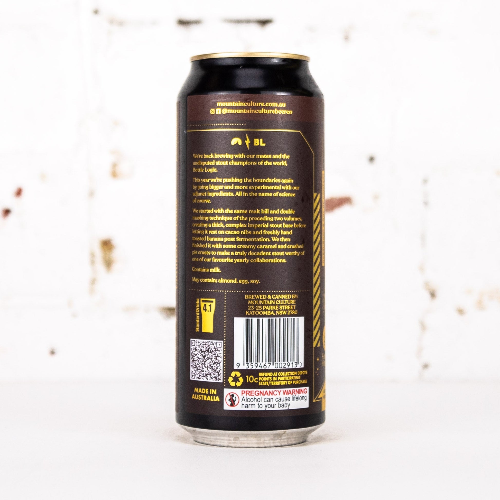 Mountain Culture x Bottle Logic x Carwyn Cellars x Forward Hops 'Imperial Logic Vol 3 2025' Imperial Pastry Stout