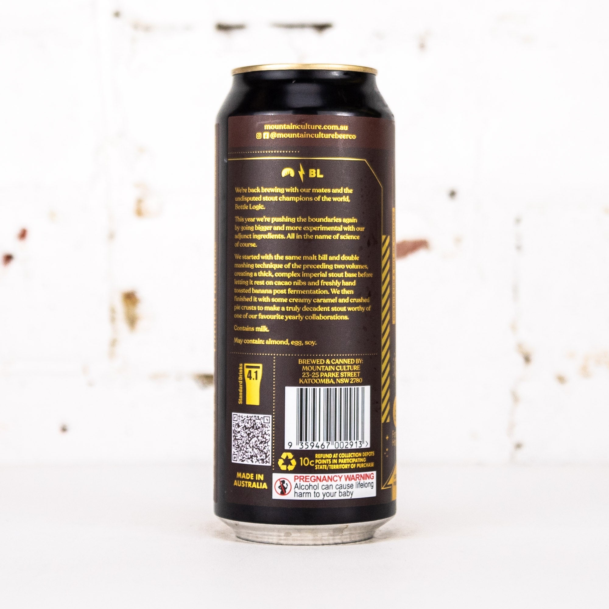 Mountain Culture x Bottle Logic x Carwyn Cellars x Forward Hops 'Imperial Logic Vol 3 2025' Imperial Pastry Stout