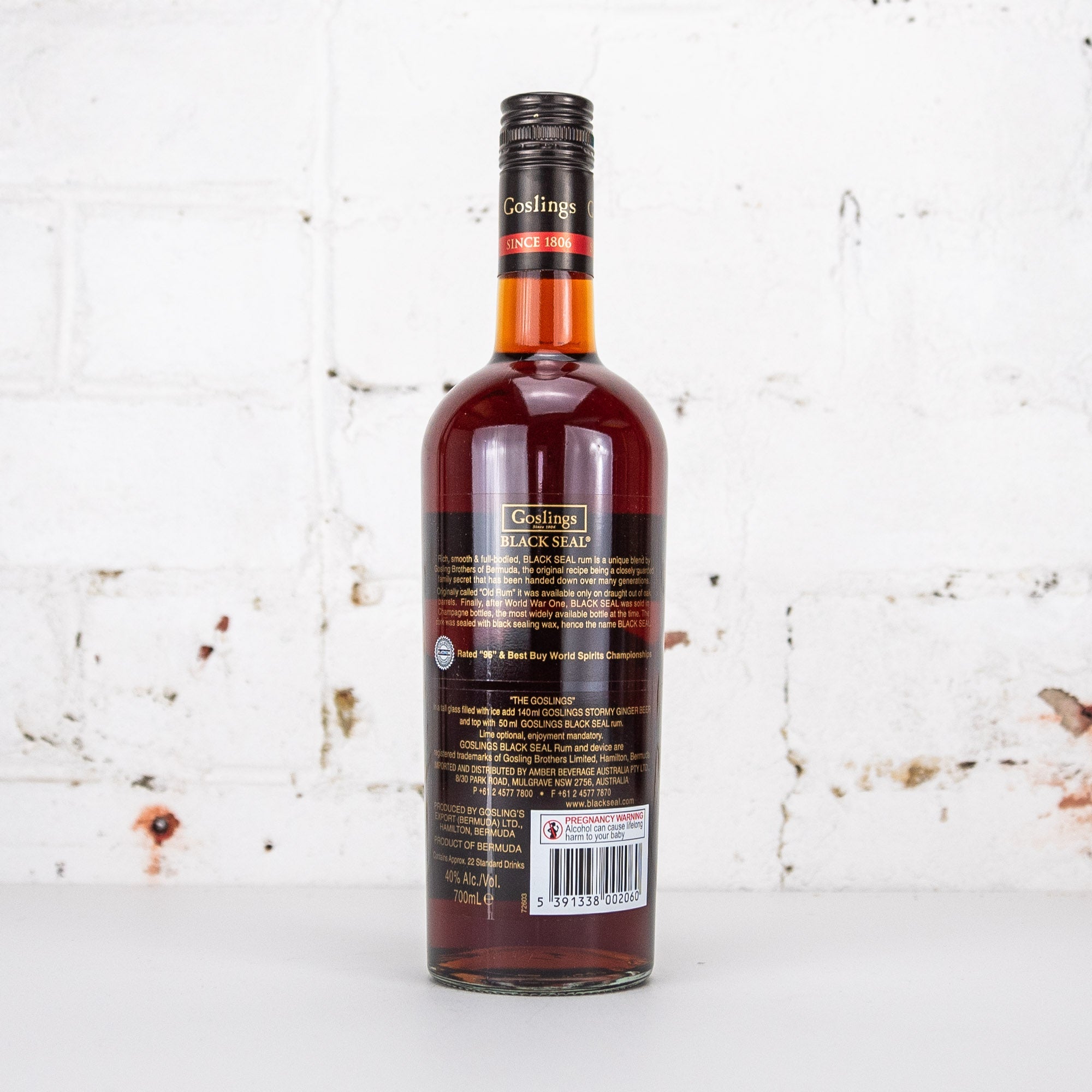 Goslings - Black Seal Rum 700ml