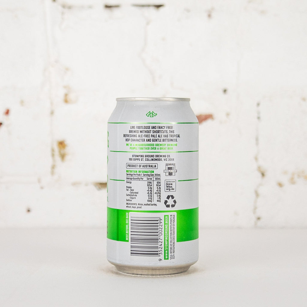 Stomping Ground - Footloose Non Alc Pale Ale