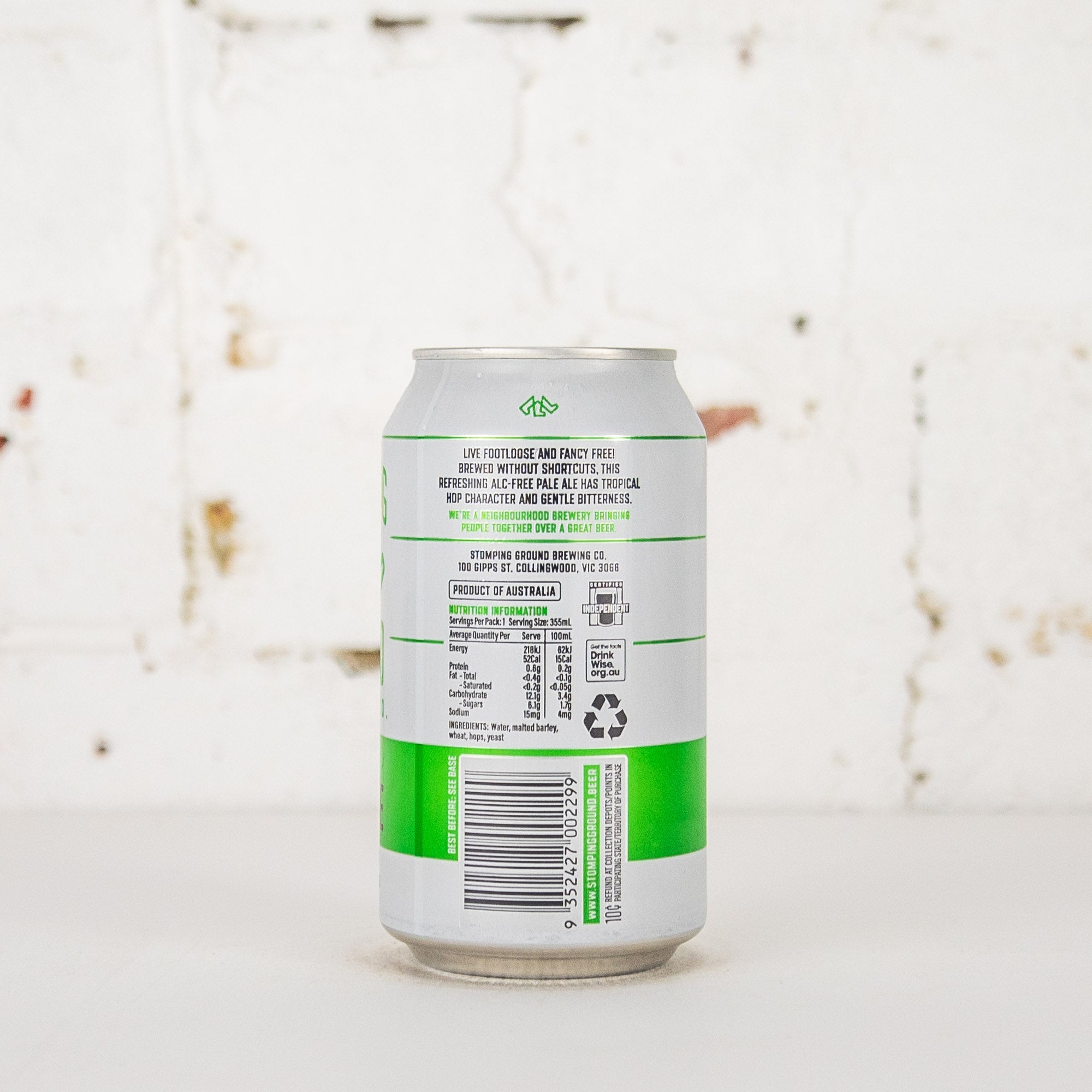 Stomping Ground - Footloose Non Alc Pale Ale