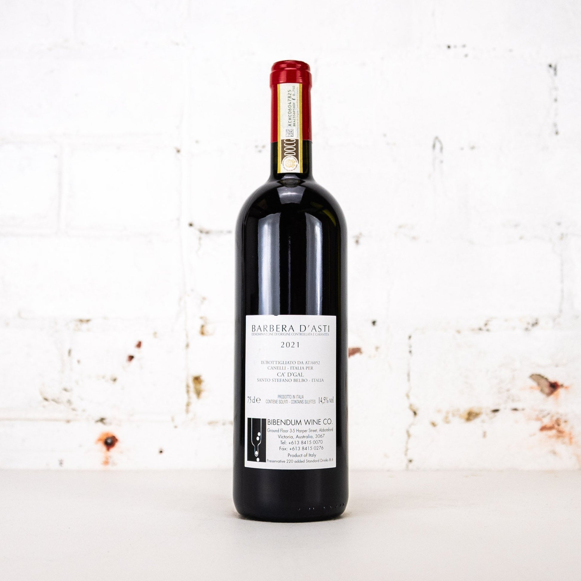 Ca' d'Gal - Barbera d'Asti 2021 750ml