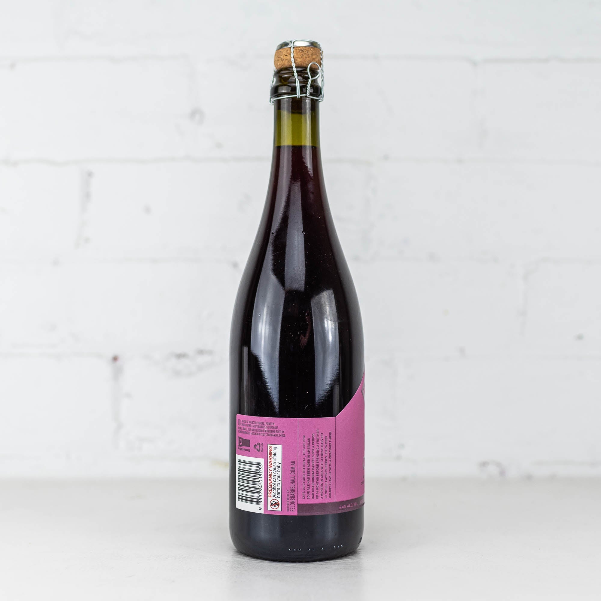 Felons - Wild Cherry BA Sour Golden Ale 2023 Bottle 750ml