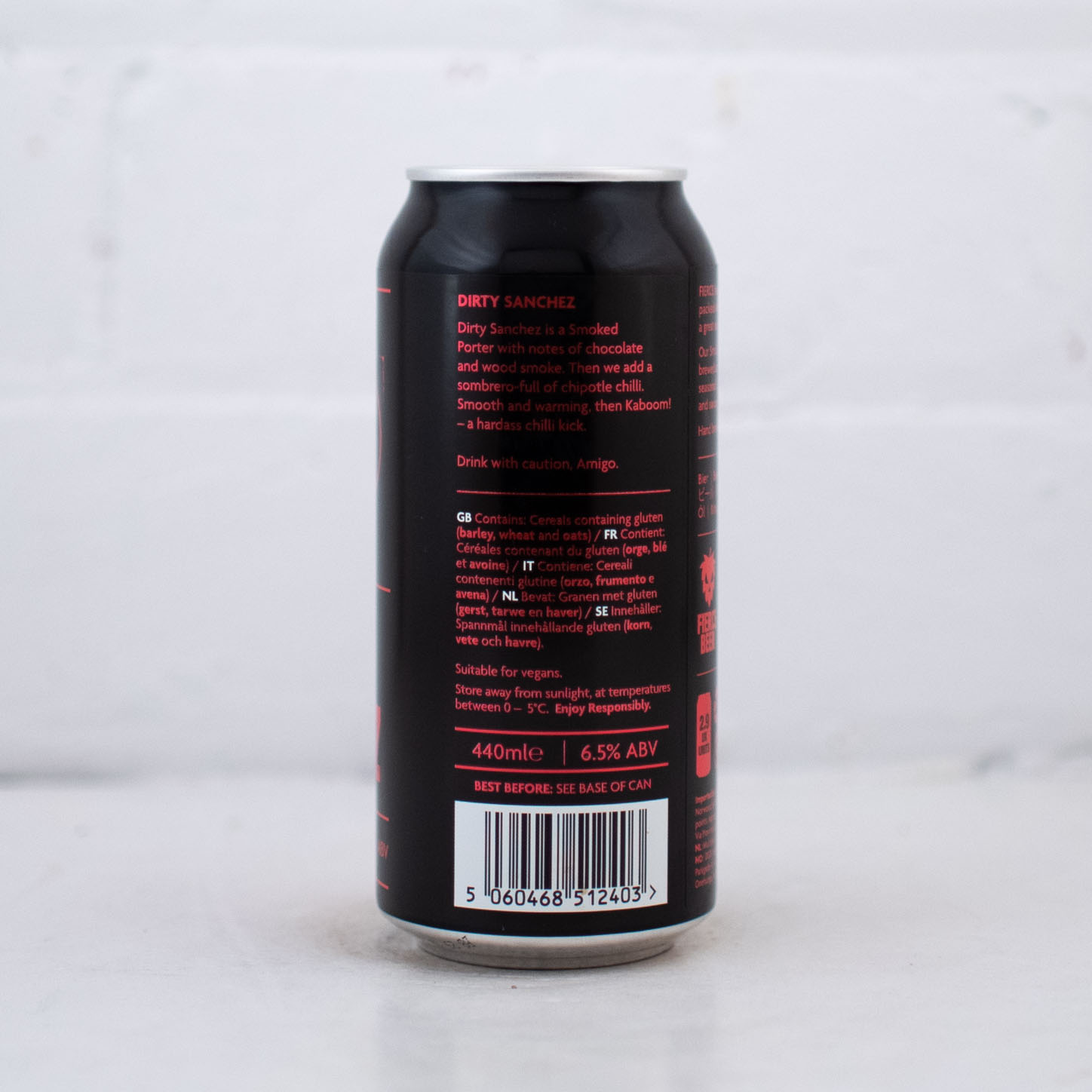 Fierce - Dirty Sanchez Smoked Chipotle Porter