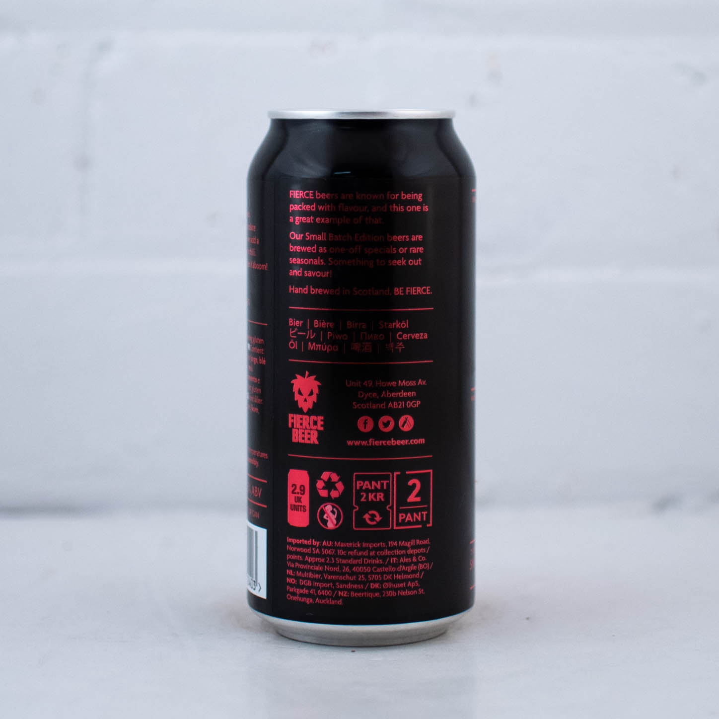 Fierce - Dirty Sanchez Smoked Chipotle Porter