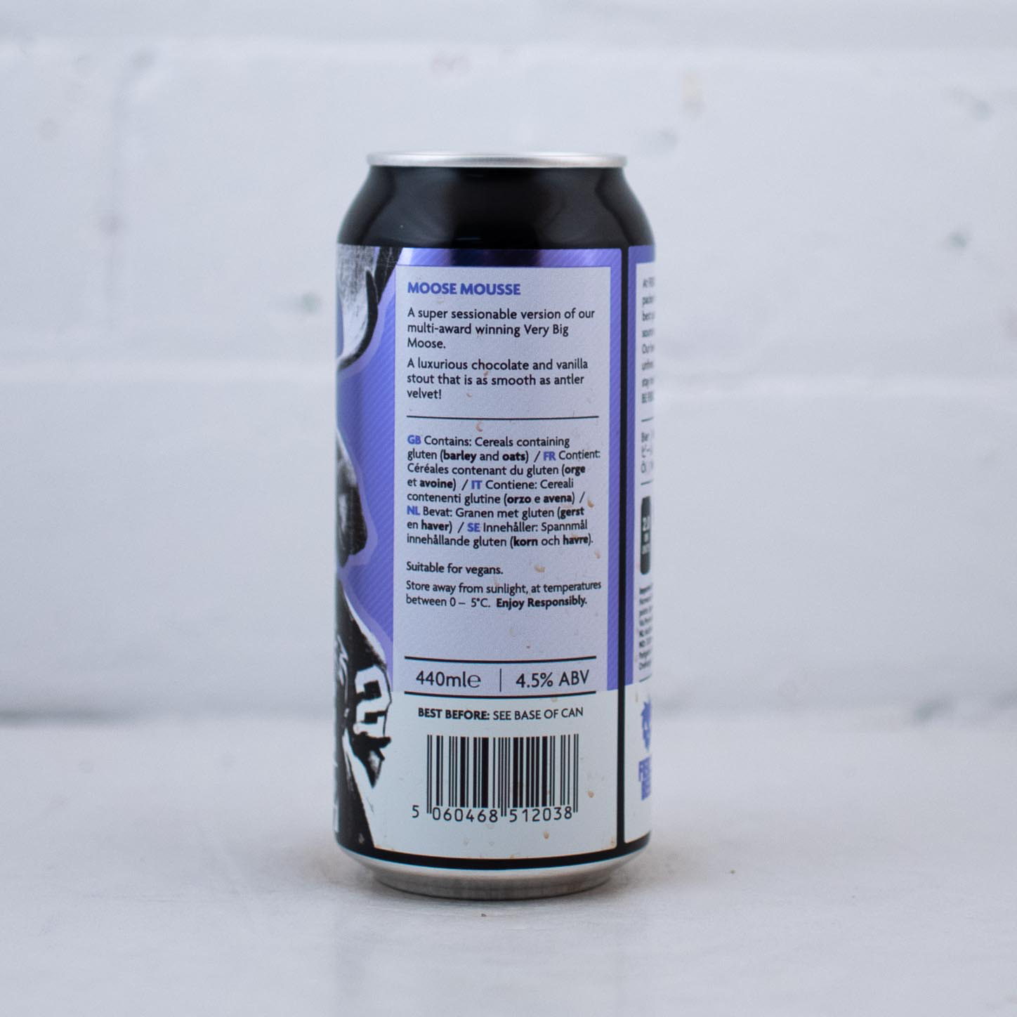 Fierce - Moose Mousse Choc Milk Stout 440ml