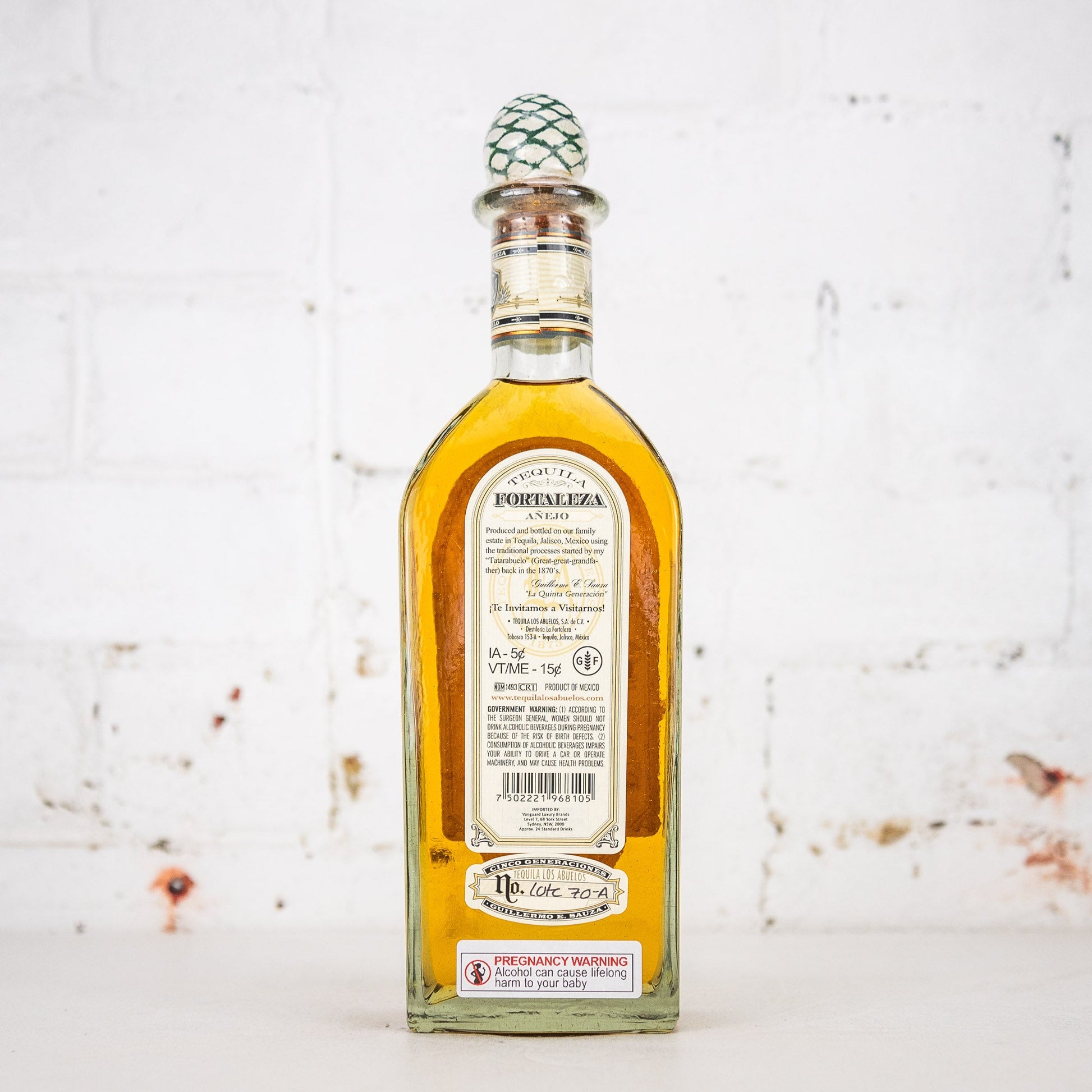 Fortaleza - Anejo Tequila 750ml