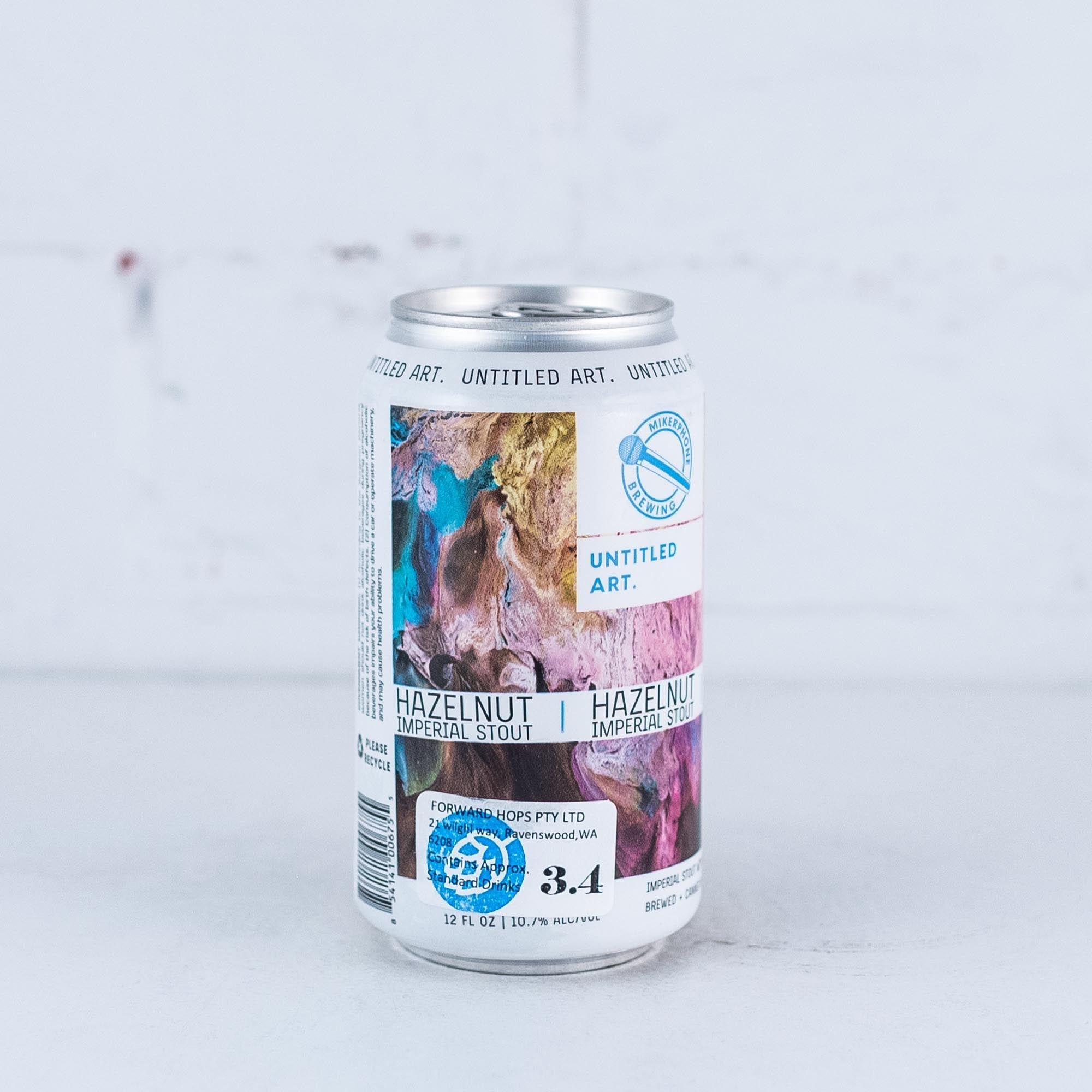 Untitled Art x Mikerphone Brewing - 'Hazelnut Imperial Stout'