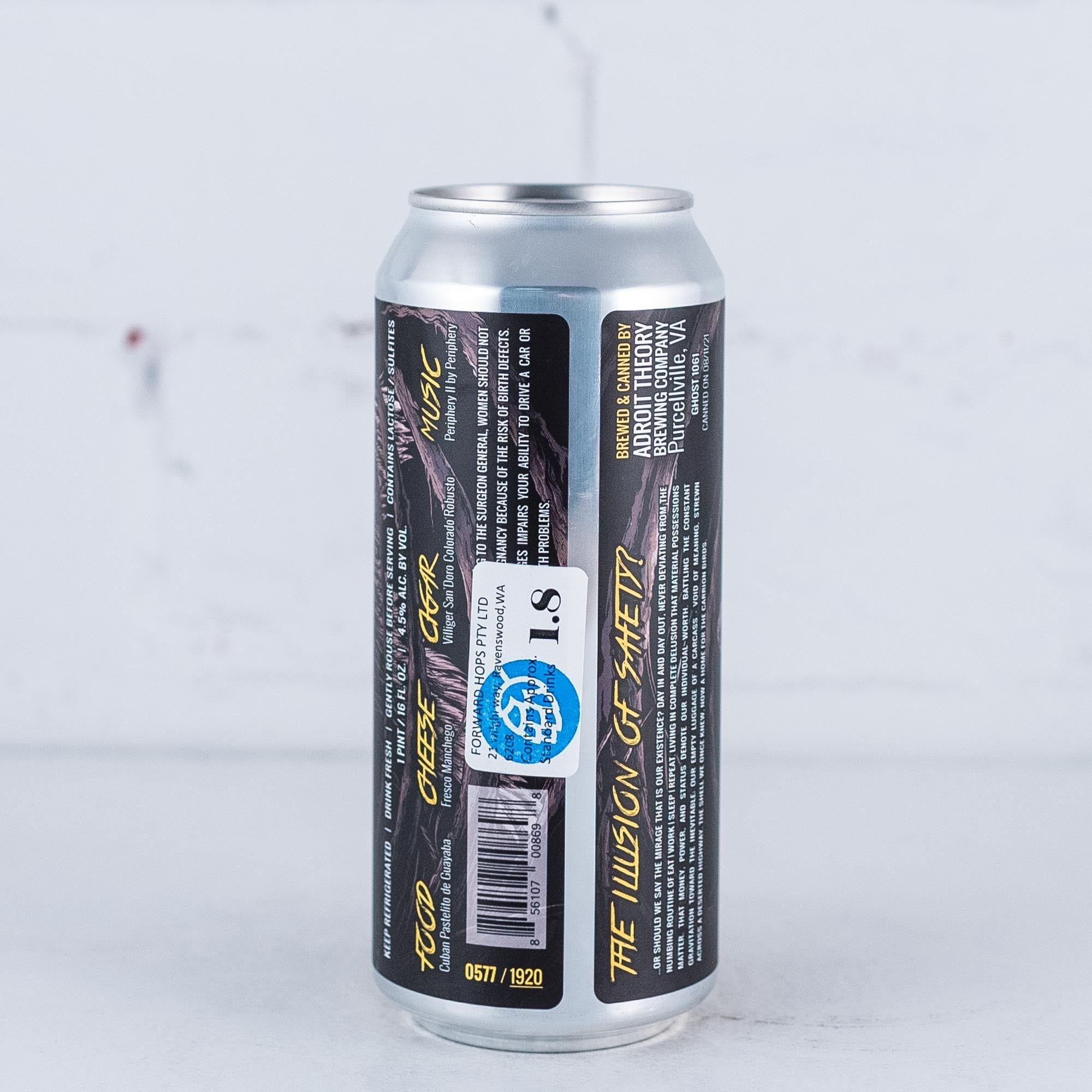 Adroit Theory - Illusion of Safety Gose (Ghost 1061)