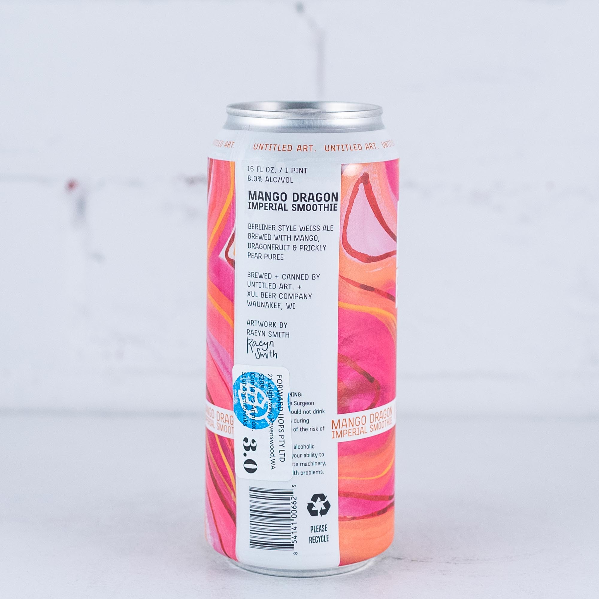 Untitled Art x Xul Beer Co - 'Mango Dragon' Imperial Smoothie Sour