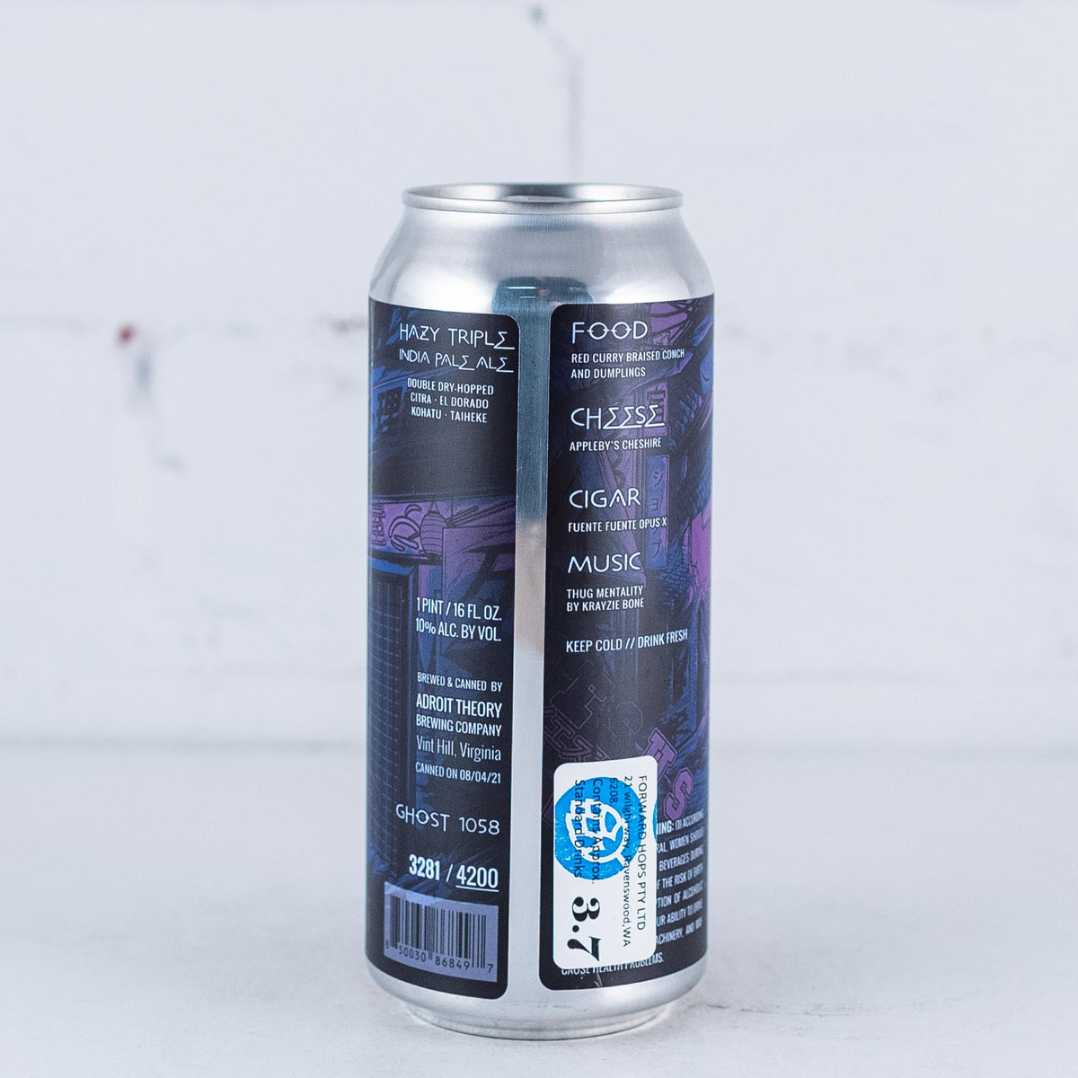 Adroit Theory - AK Silent Warrior Edition Hazy TIPA (Ghost 1058)