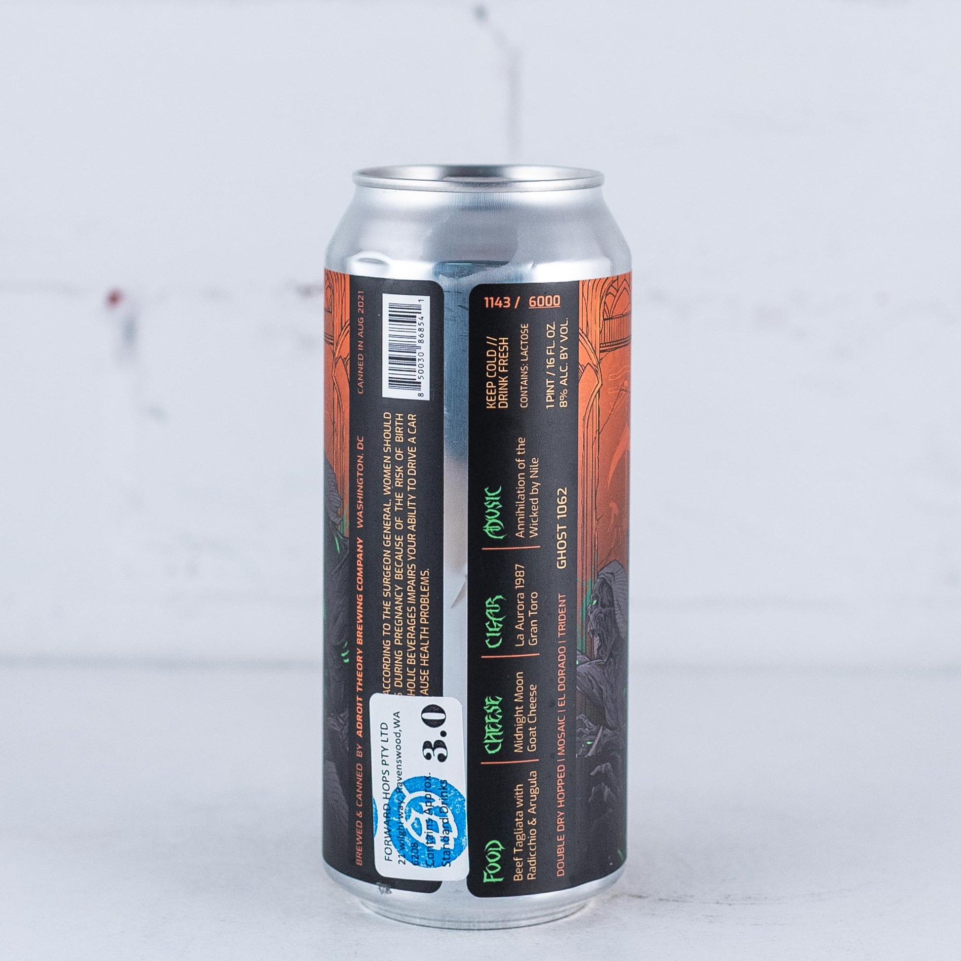 Adroit Theory - Cleopsis Rises Hazy DIPA (Ghost 1062)