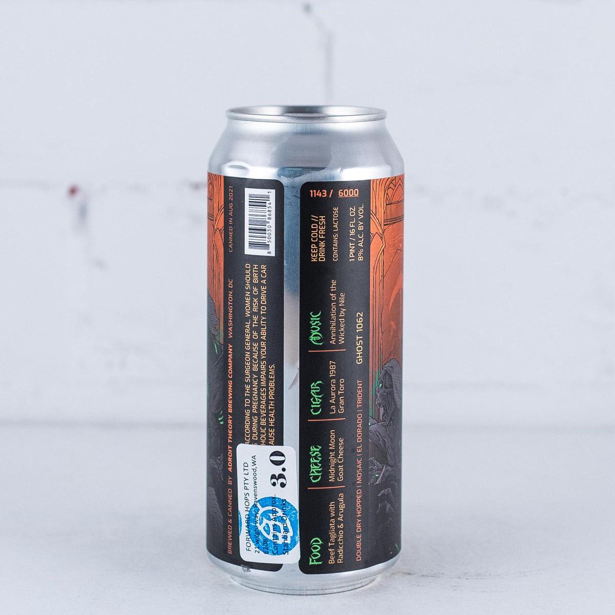 Adroit Theory - Cleopsis Rises Hazy DIPA (Ghost 1062)