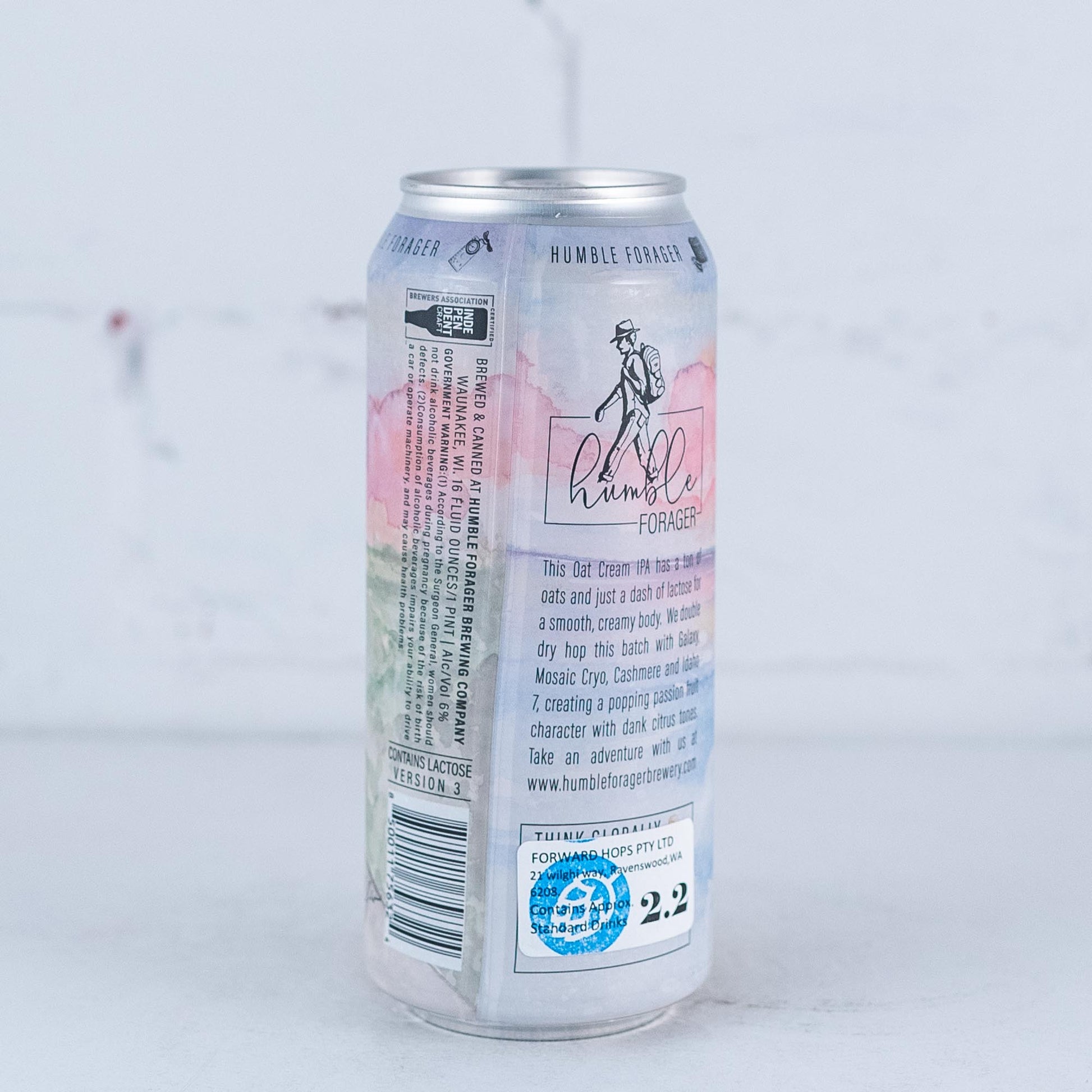 Humble Forager Cloud Hopping V3 Oat Cream IPA Can 473ml