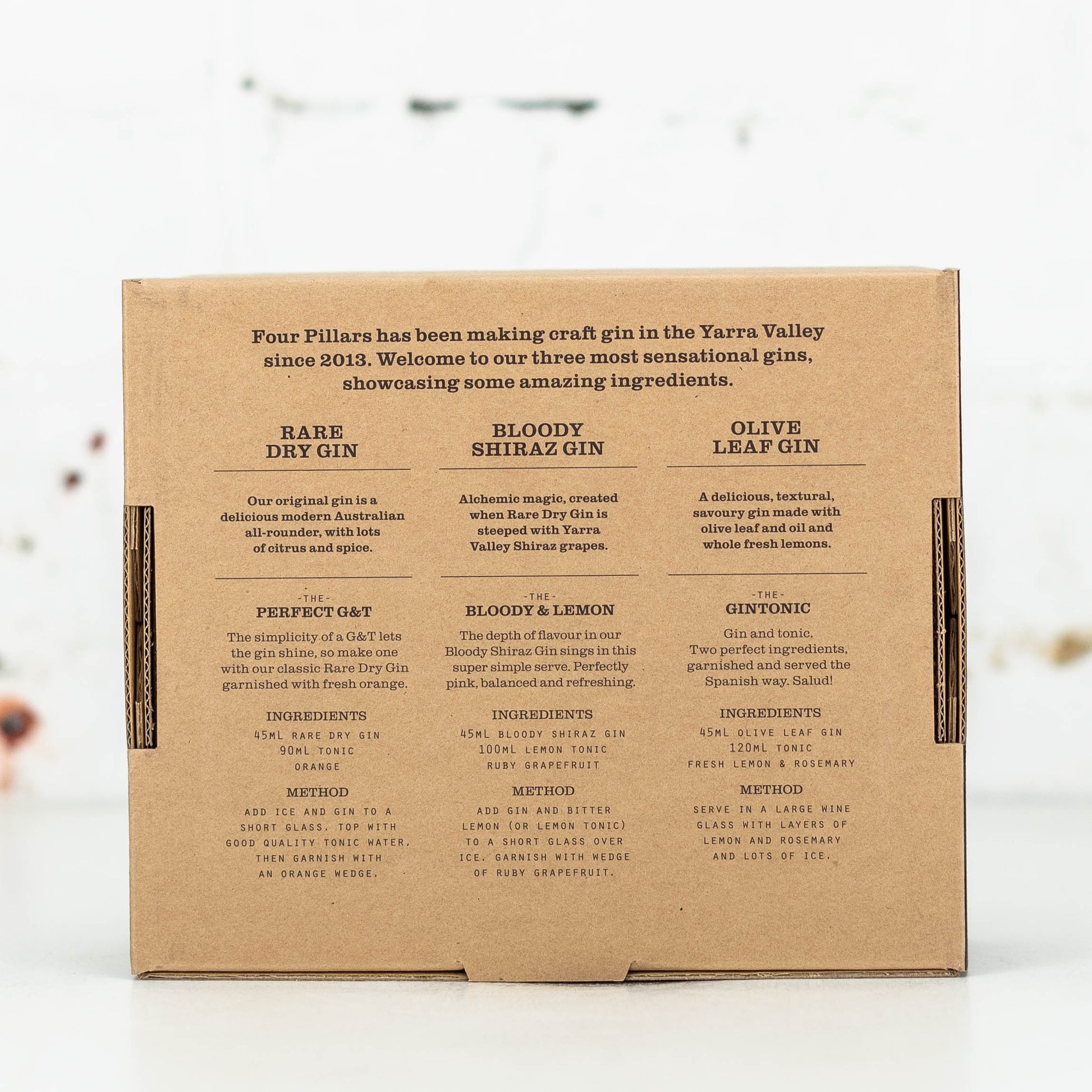 Four Pillars - Gin Gift Pack 3 x 200ml