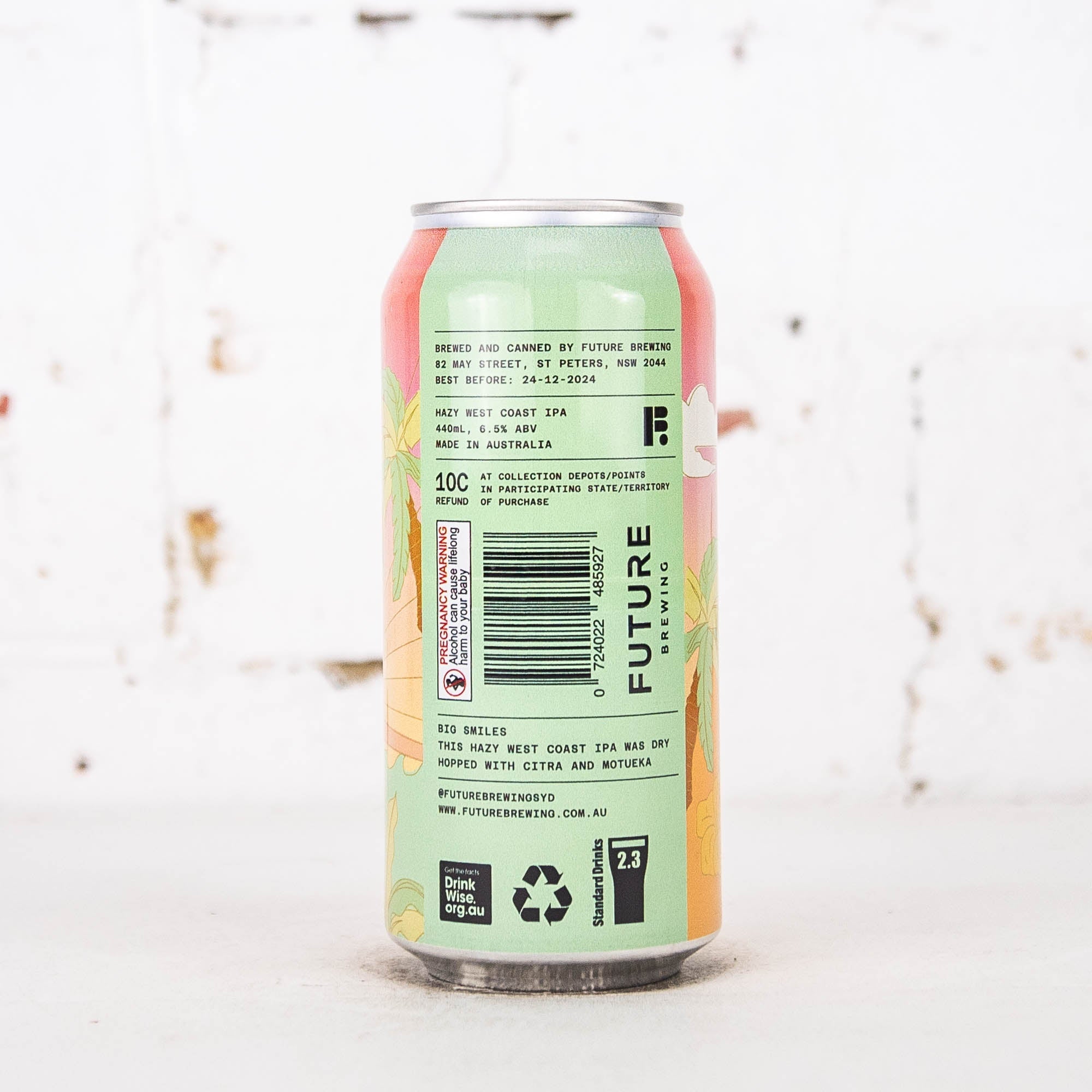 Future Brewing - Big Smiles Hazy West Coast IPA
