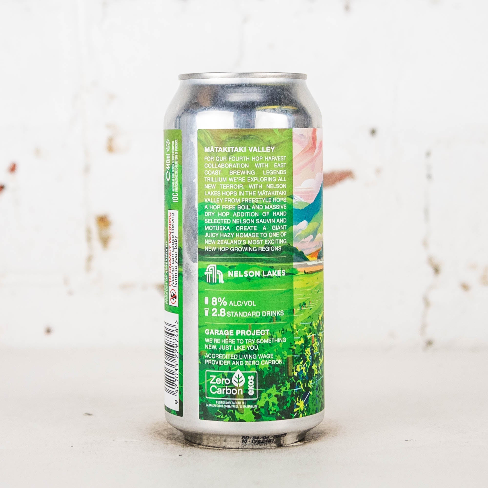 Garage Project x Trillium 'Matakitaki Valley' Hazy DIPA