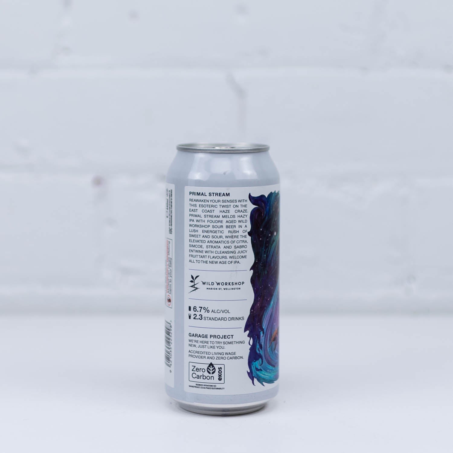 Garage Project - Primal Stream Hazy IPA & Wild Ale Blend 440ml