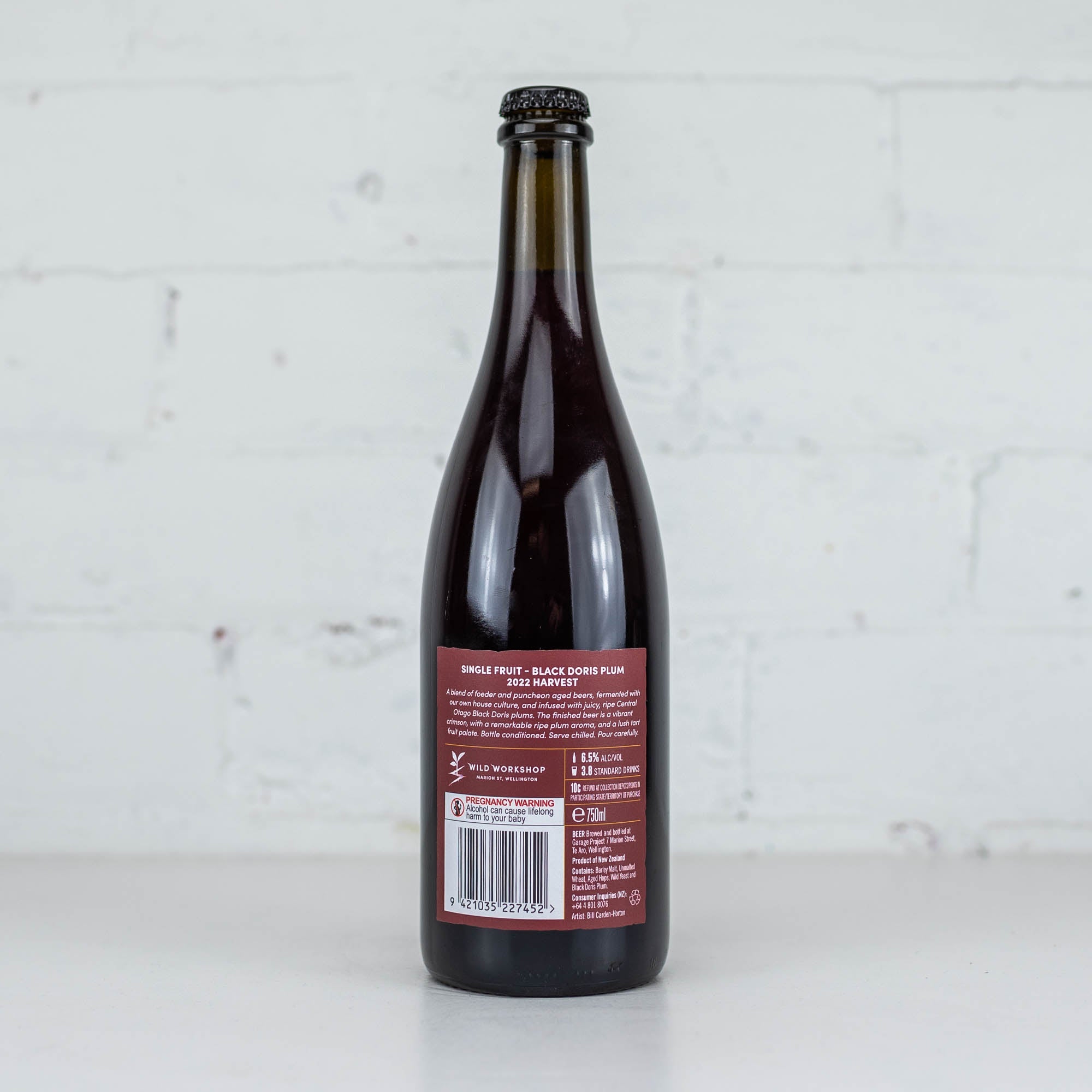 Garage Project - Single Fruit Black Doris Plum 750ml