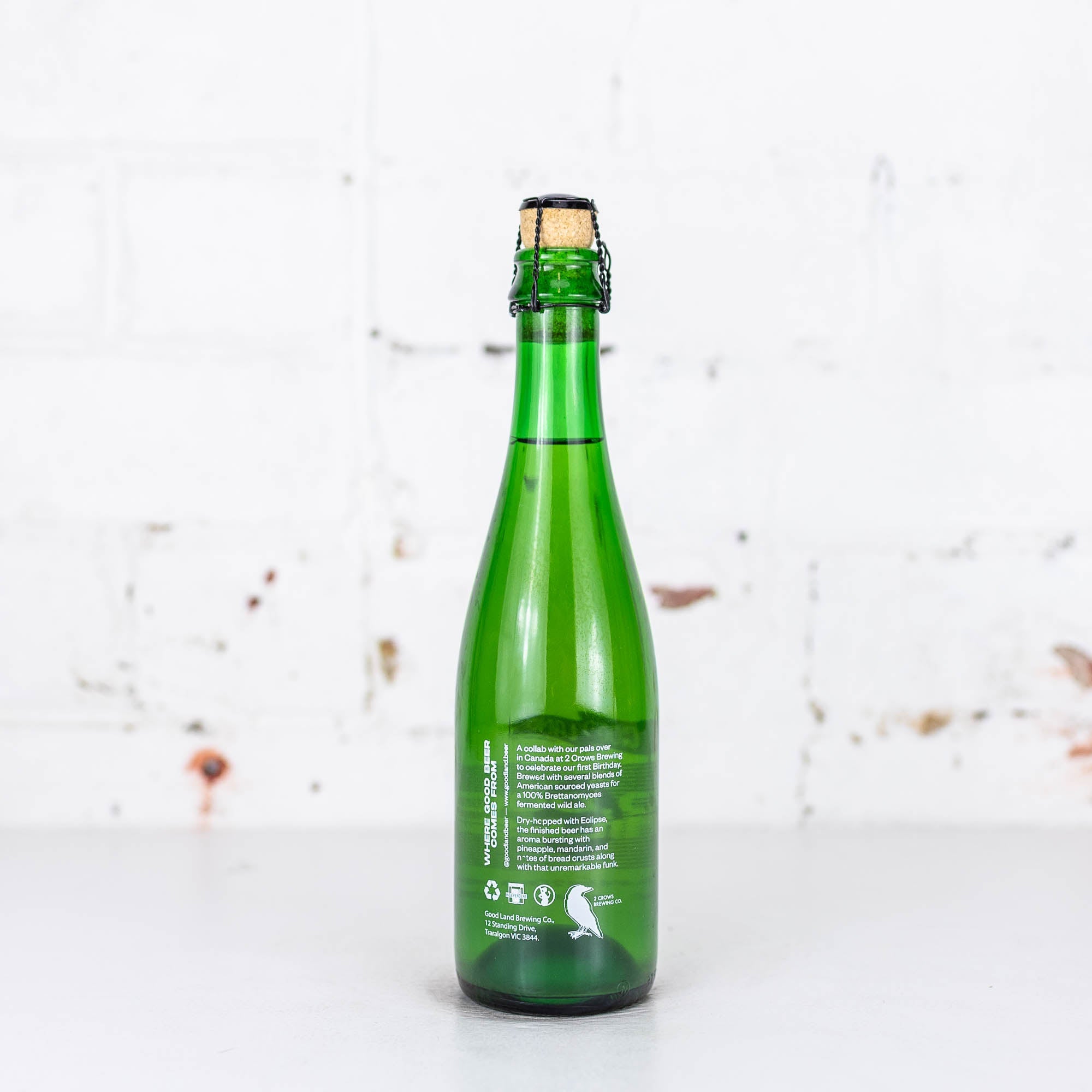 Good Land x 2 Crows '10,000 Miles' Wild Ale 375ml
