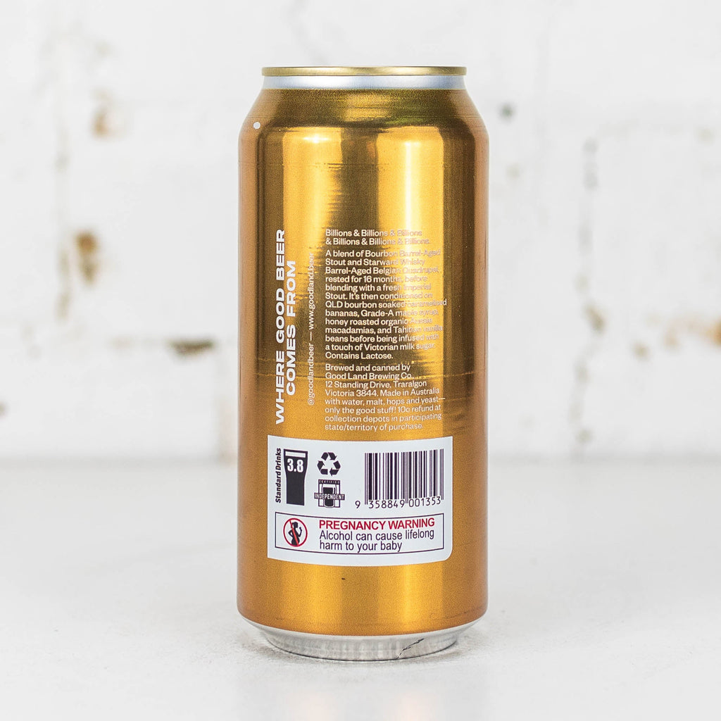 Good Land - Billion$ BA Blended Imperial Pastry Stout/Quad