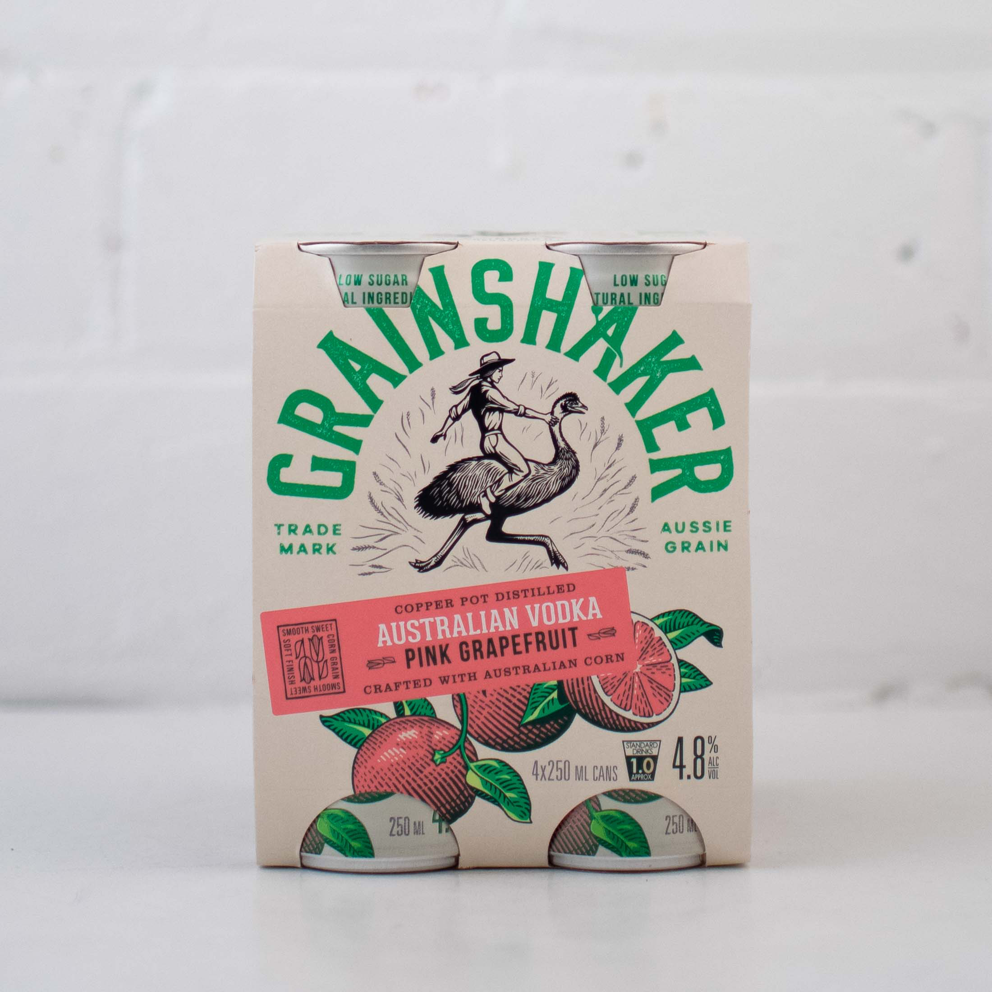 Grainshaker - Pink Grapefruit & Vodka Premix
