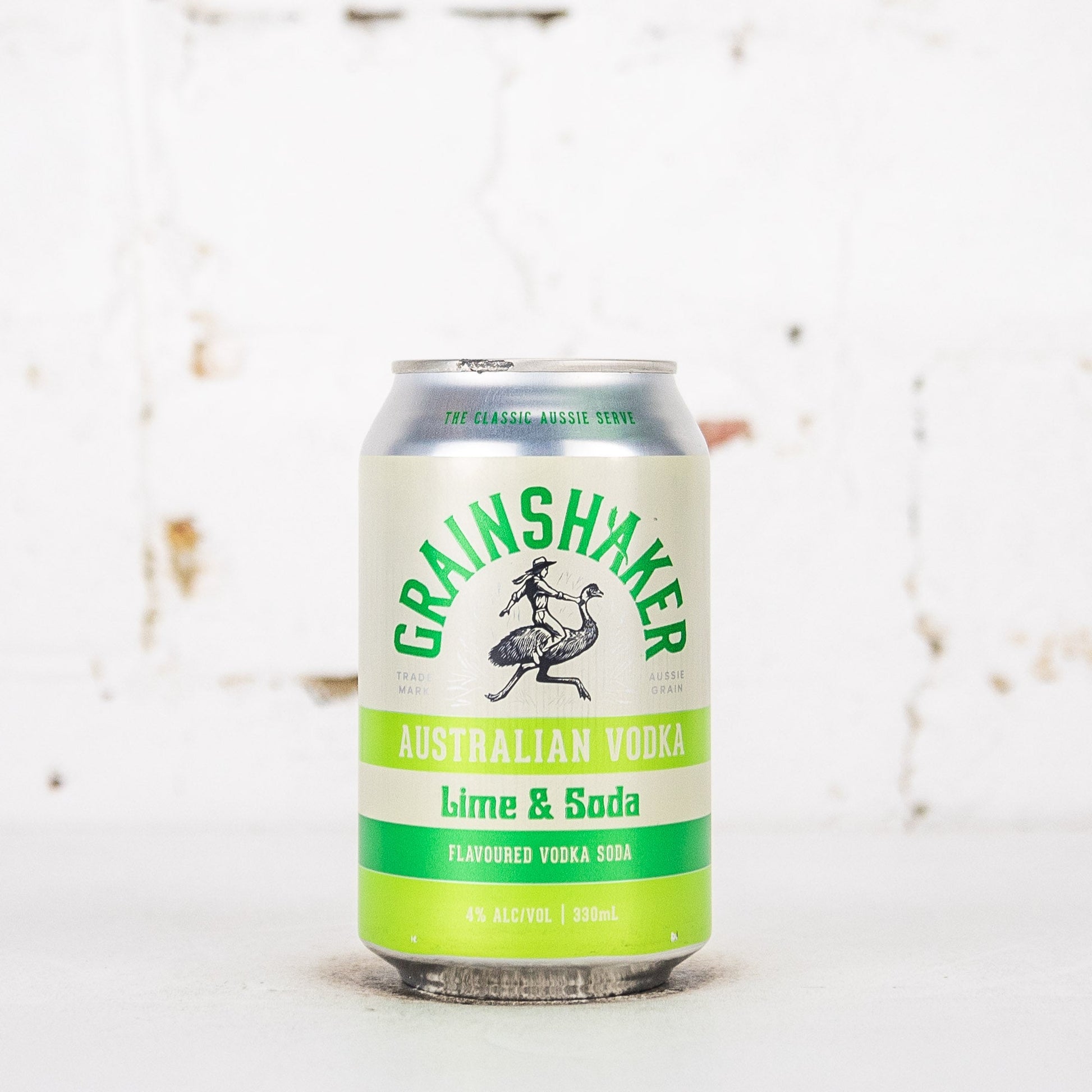 Grainshaker - Vodka, Lime & Soda 330ml