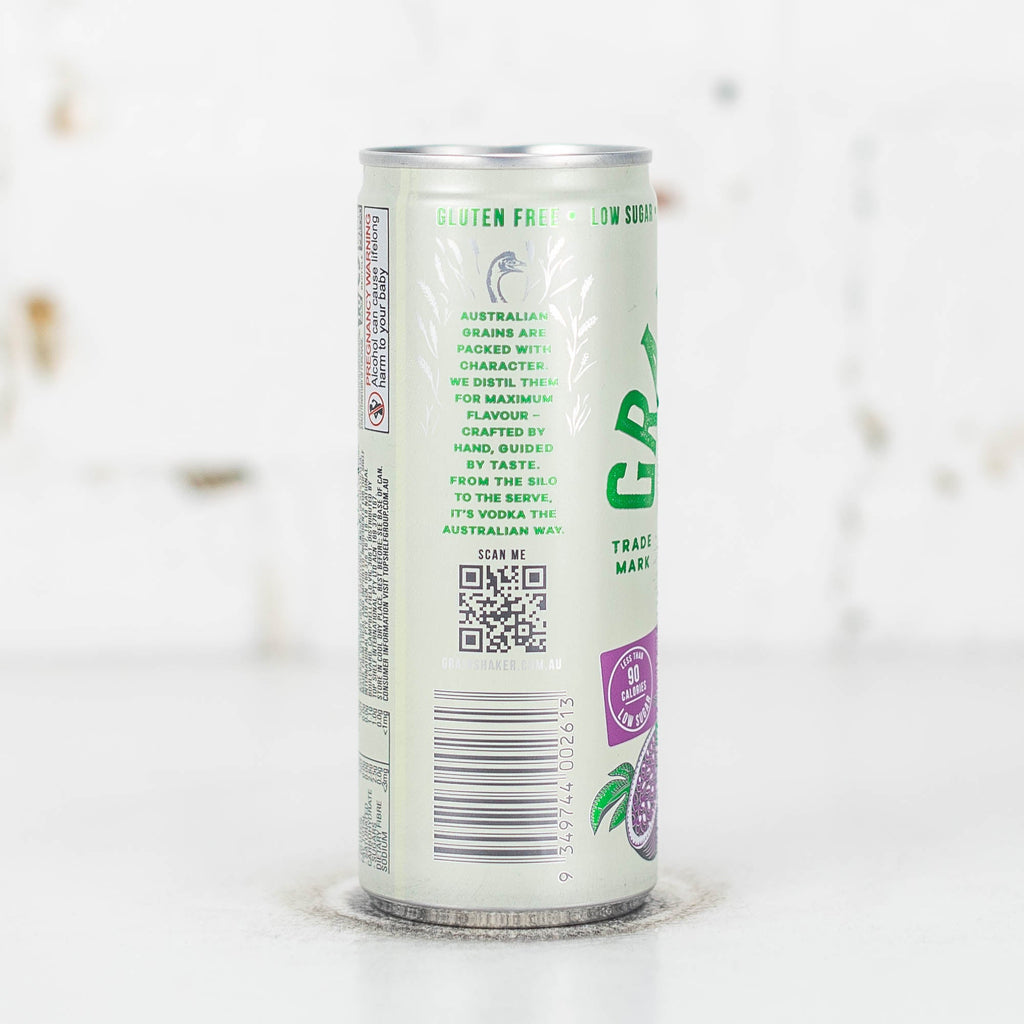 Grainshaker - Passionfruit, Soda & Vodka Premix