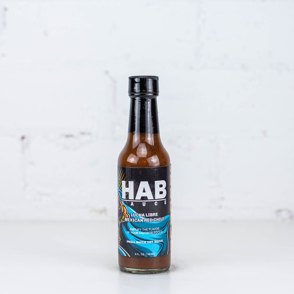 HAB Sauce - Lucha Libre Mexican Red Chile Hot Sauce 148ml