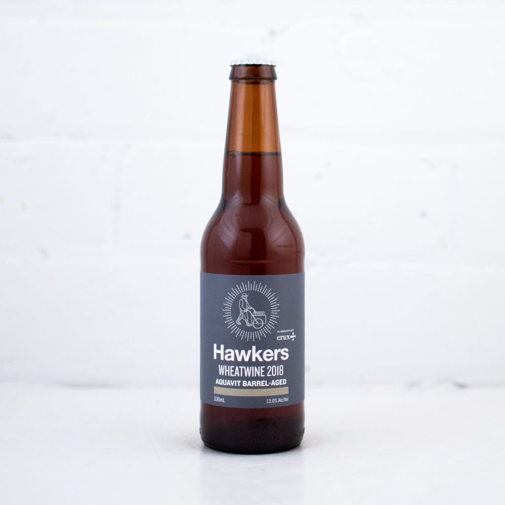 Hawkers - Crux Collab Aquavit BA Wheatwine 2018 330ml