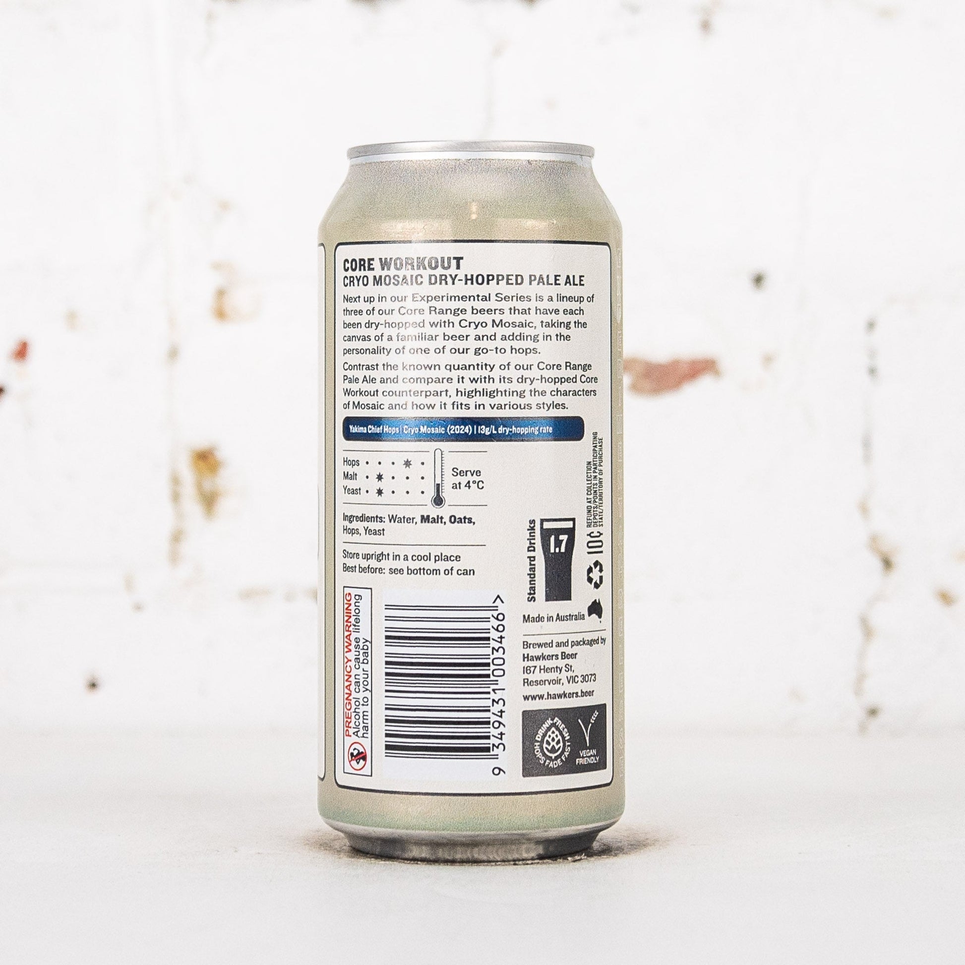 Hawkers - Core Workout: Cryo Mosaic Dry Hopped Pale Ale