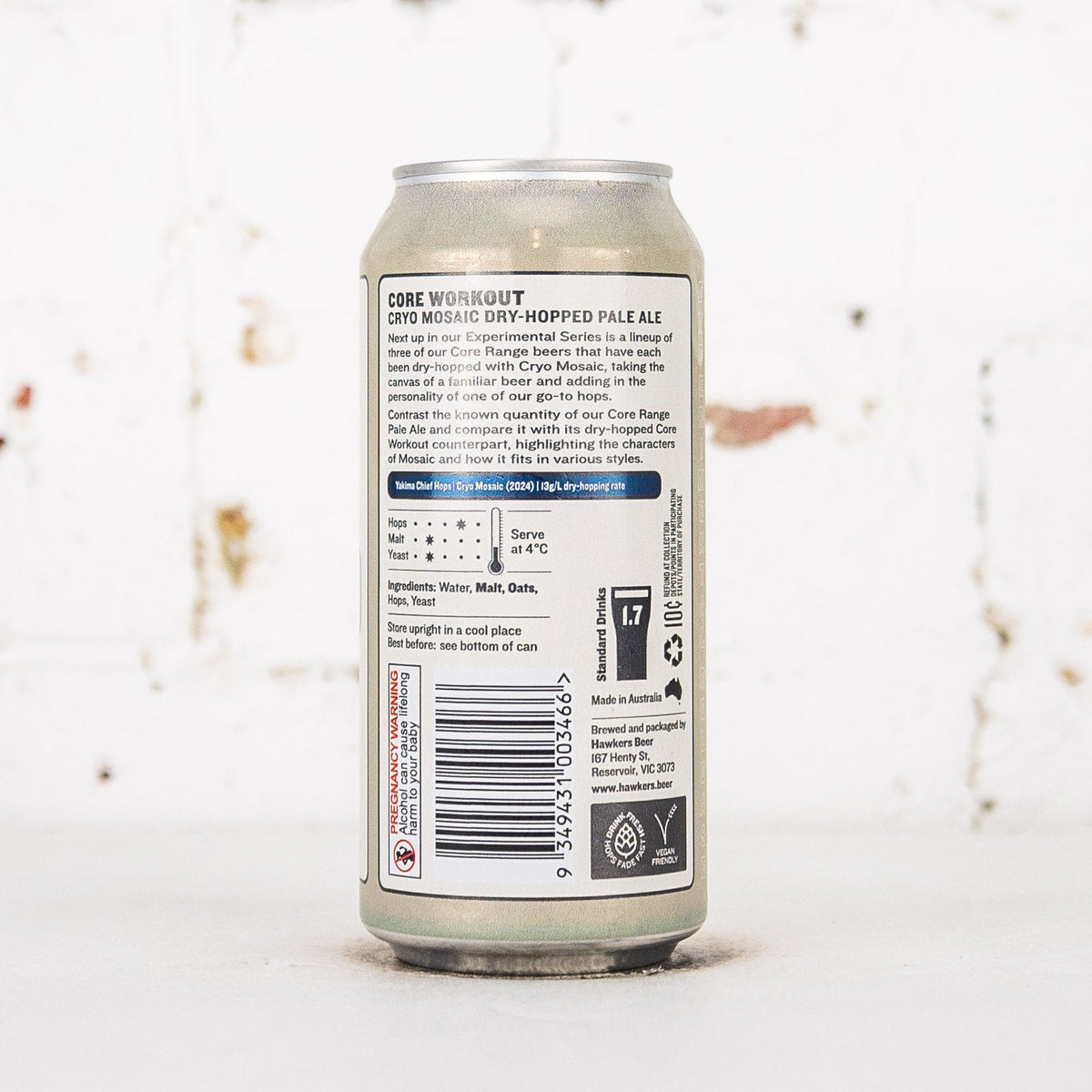 Hawkers - Core Workout: Cryo Mosaic Dry Hopped Pale Ale
