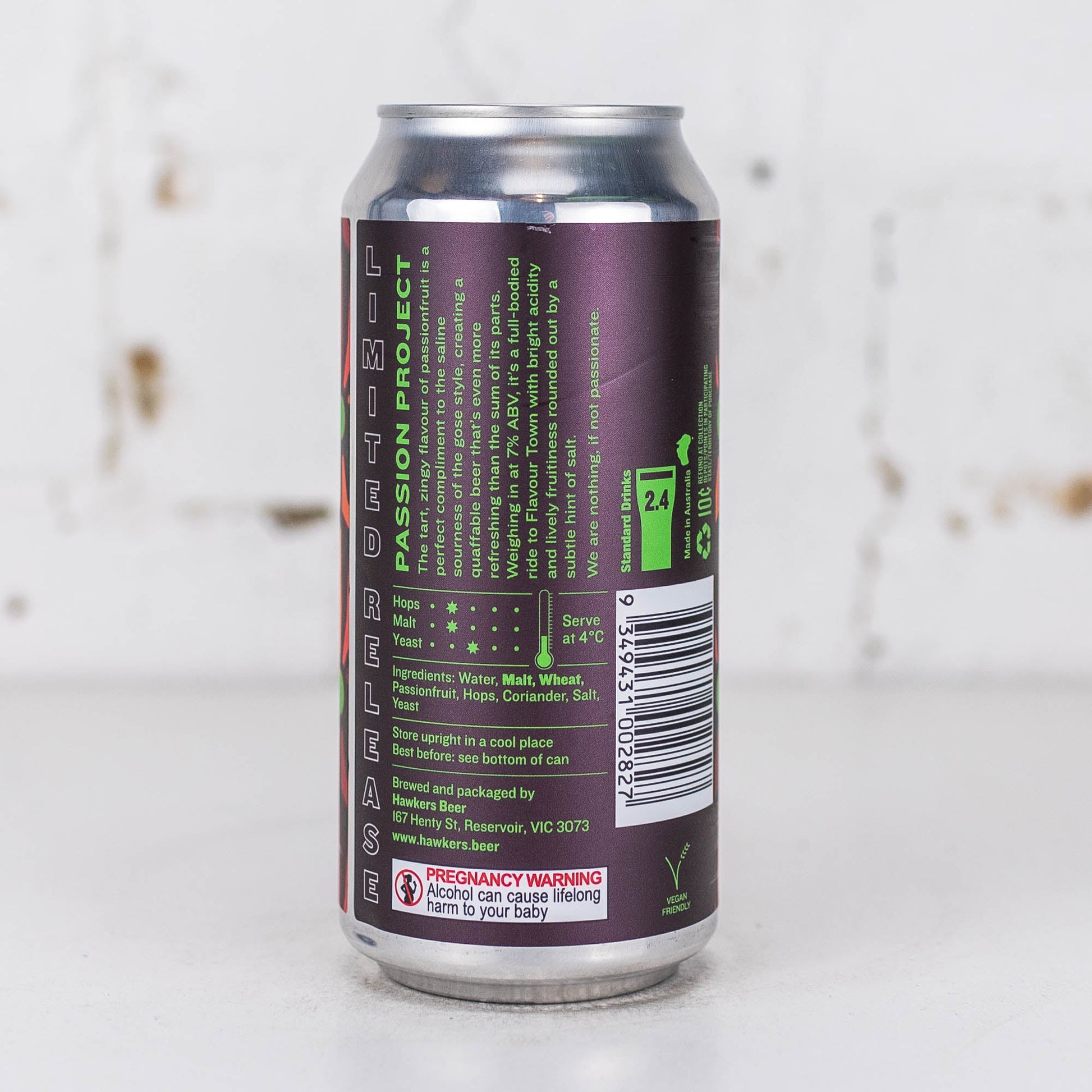 Hawkers - Passion Project Passionfruit Gose